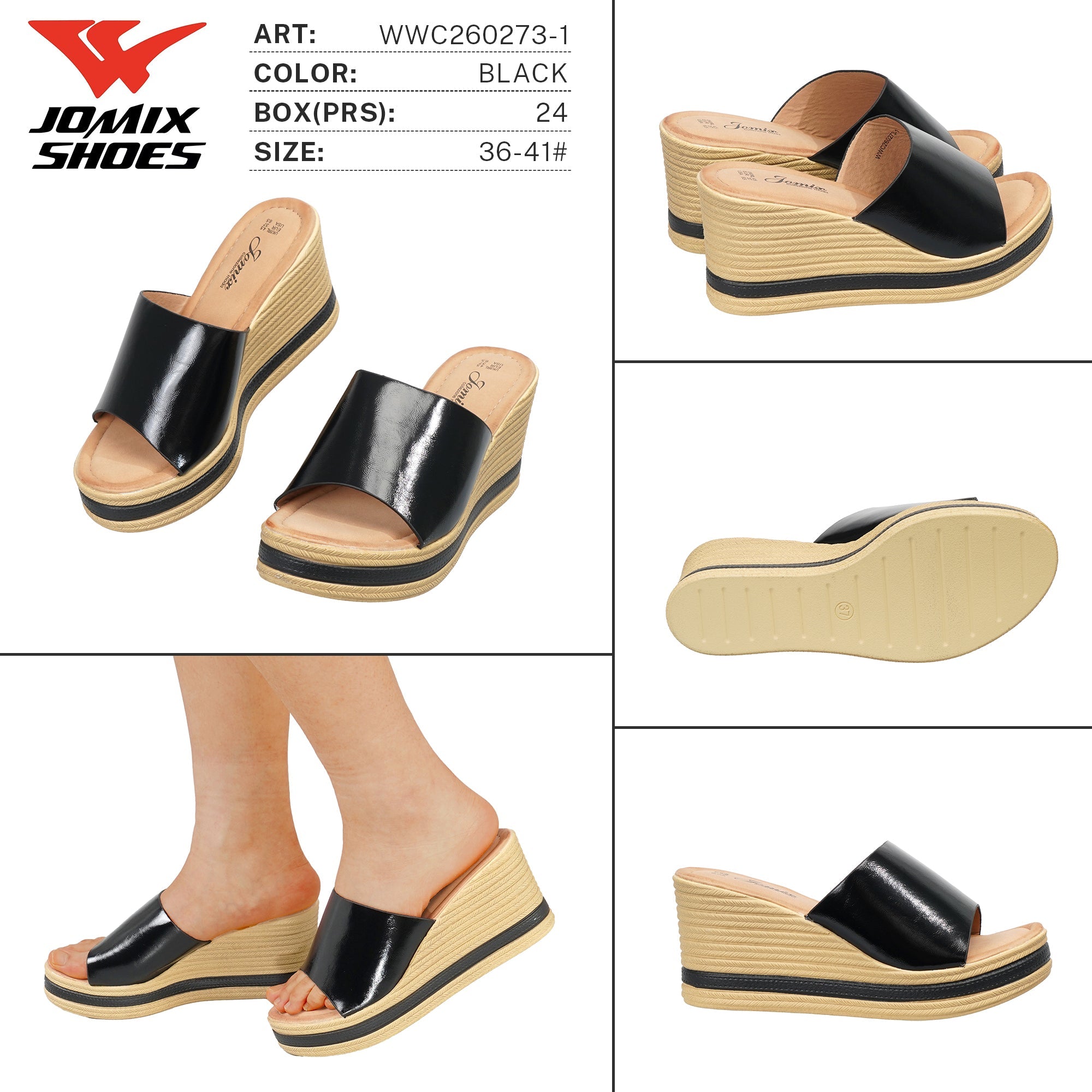 Ciabatte da Donna WWC260273 - 1 - Fornitura all'ingrosso di Ciabatte Donna da Jomix Shoes B2B