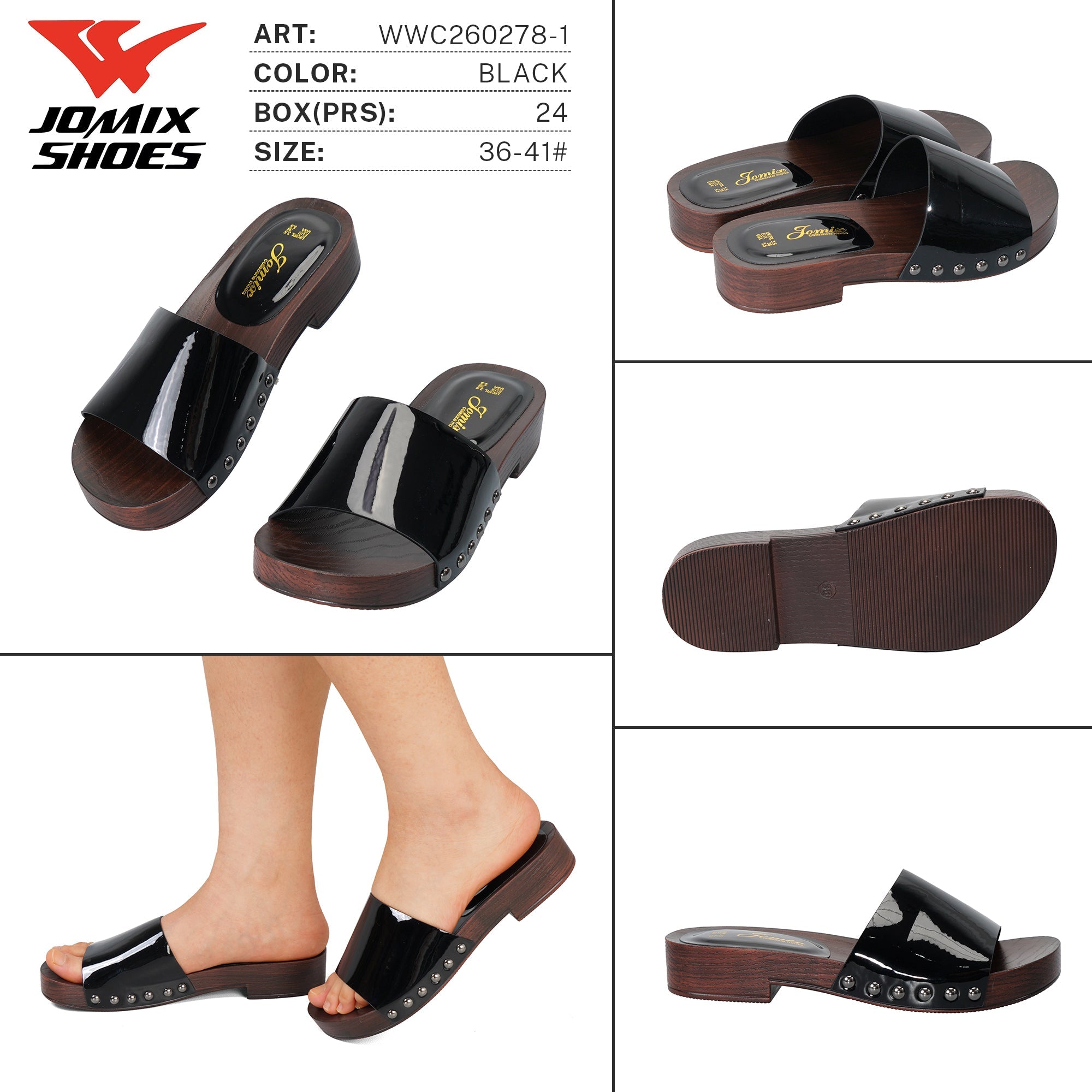 Ciabatte da Donna WWC260278 - 1 - Fornitura all'ingrosso di Ciabatte Donna da Jomix Shoes B2B