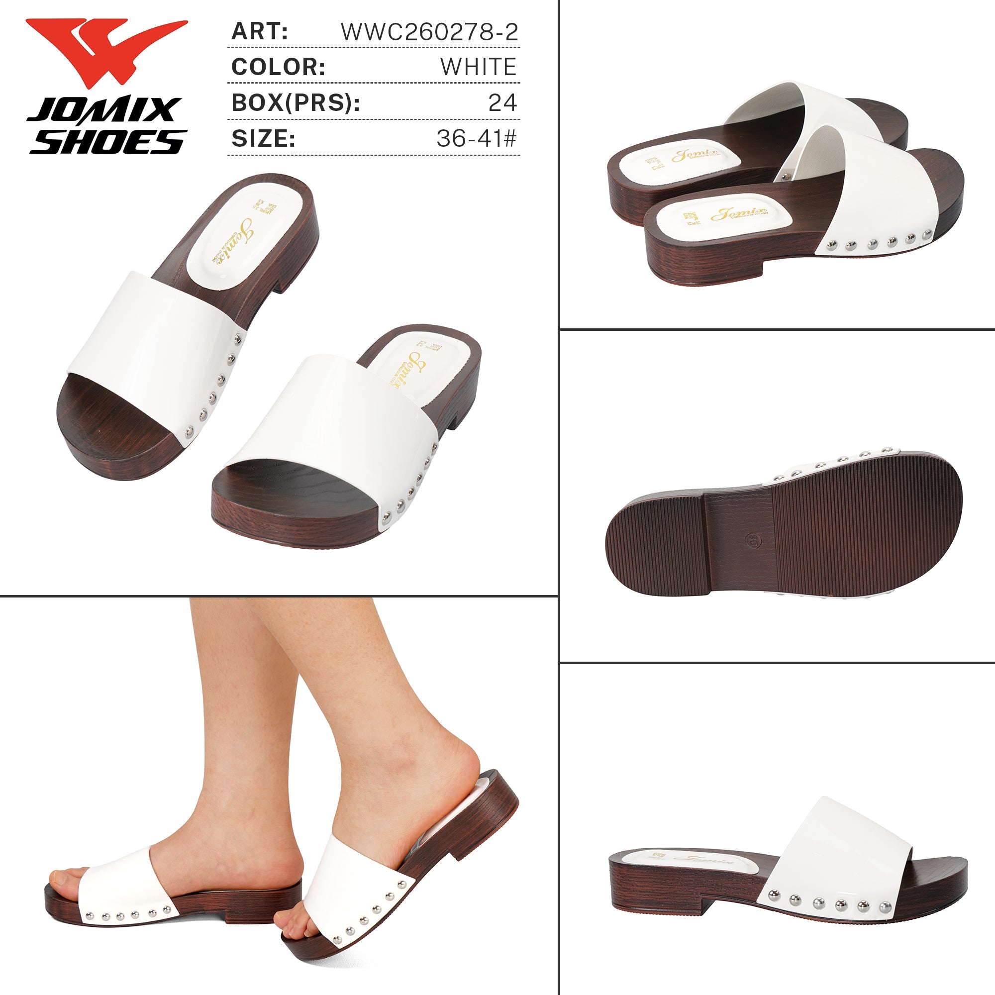 Ciabatte da Donna WWC260278 - 2 - Fornitura all'ingrosso di Ciabatte Donna da Jomix Shoes B2B