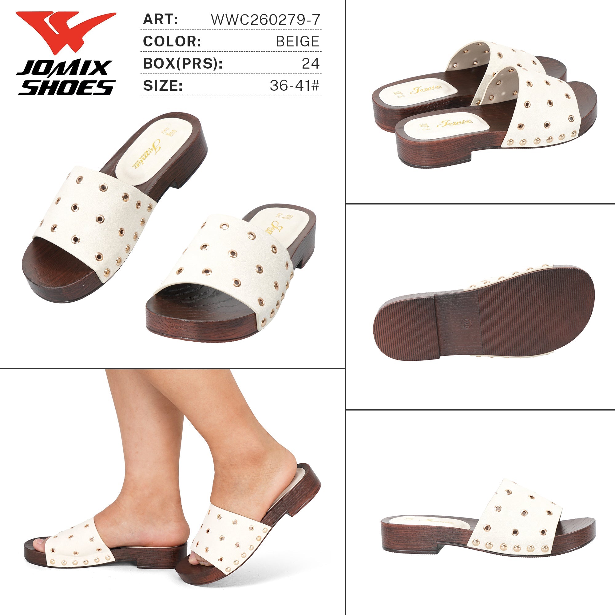 Ciabatte da Donna WWC260279 - 7 - Fornitura all'ingrosso di Ciabatte Donna da Jomix Shoes B2B