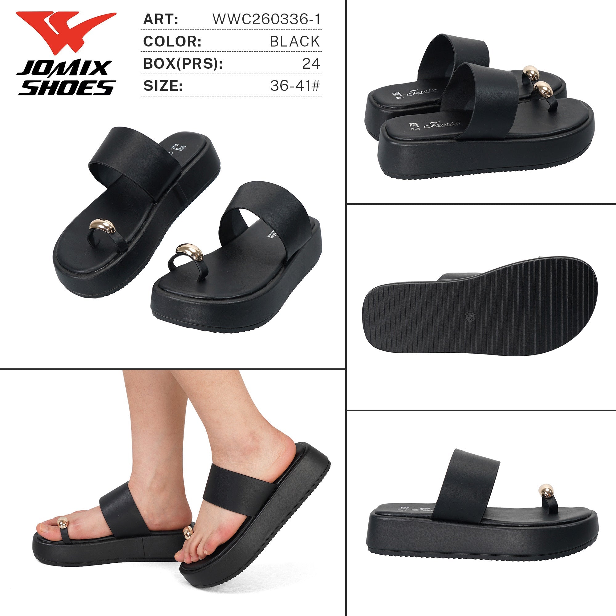 Ciabatte da Donna WWC260336 - 1 - Fornitura all'ingrosso di Ciabatte Donna da Jomix Shoes B2B