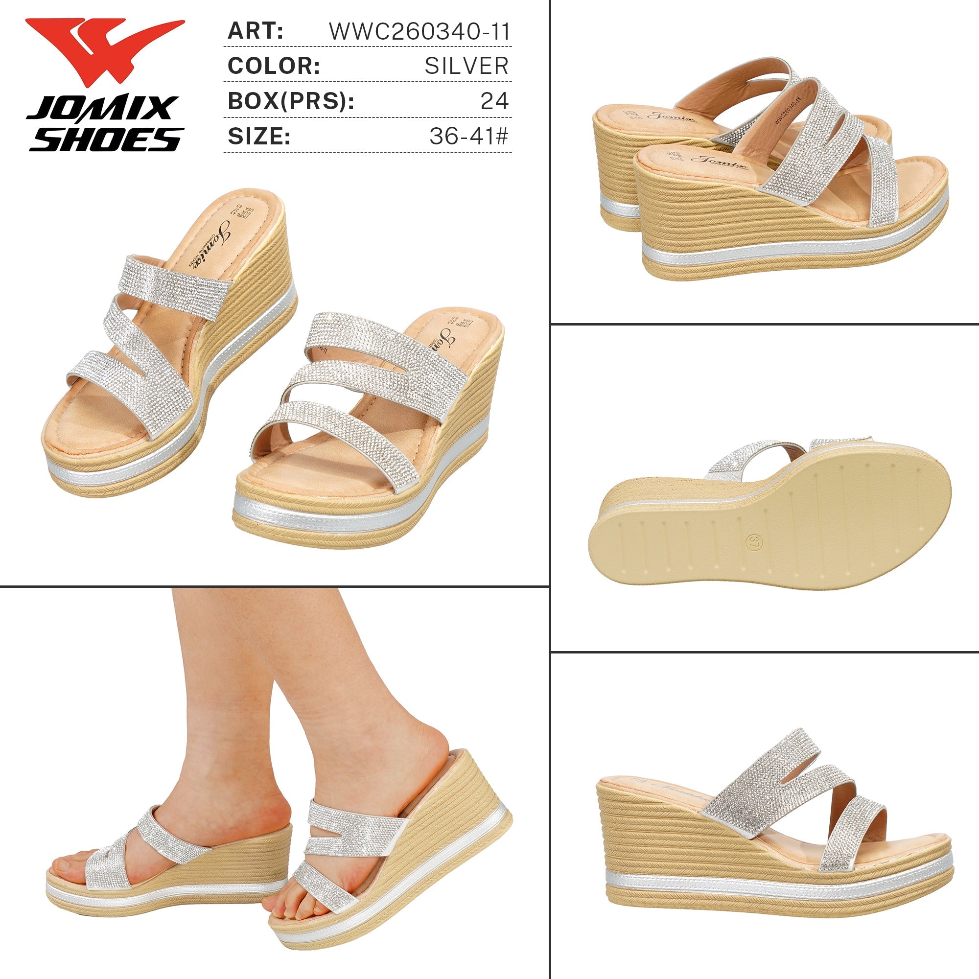 Ciabatte da Donna WWC260340 - 11 - Fornitura all'ingrosso di Ciabatte Donna da Jomix Shoes B2B