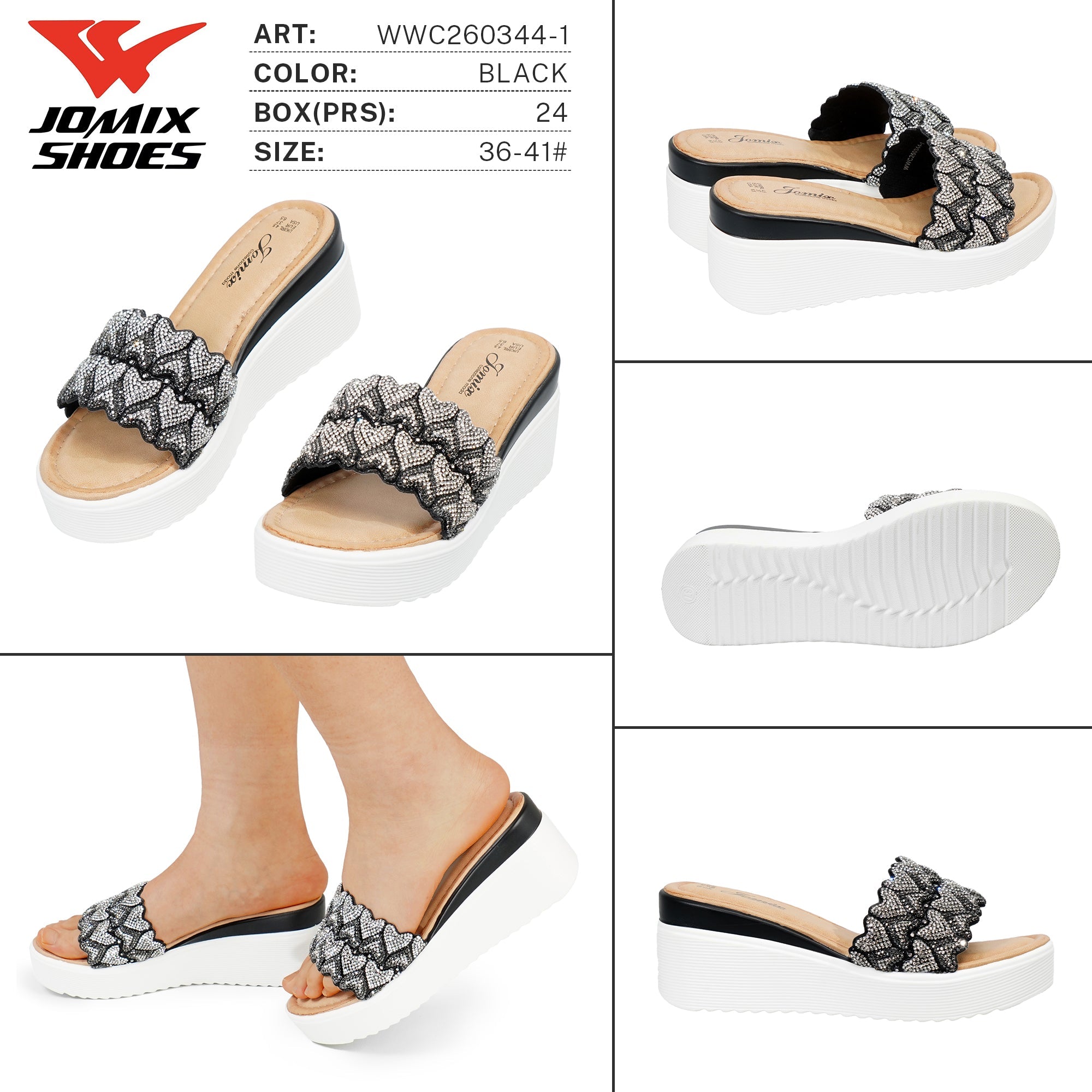 Ciabatte da Donna WWC260344 - 1 - Fornitura all'ingrosso di Ciabatte Donna da Jomix Shoes B2B