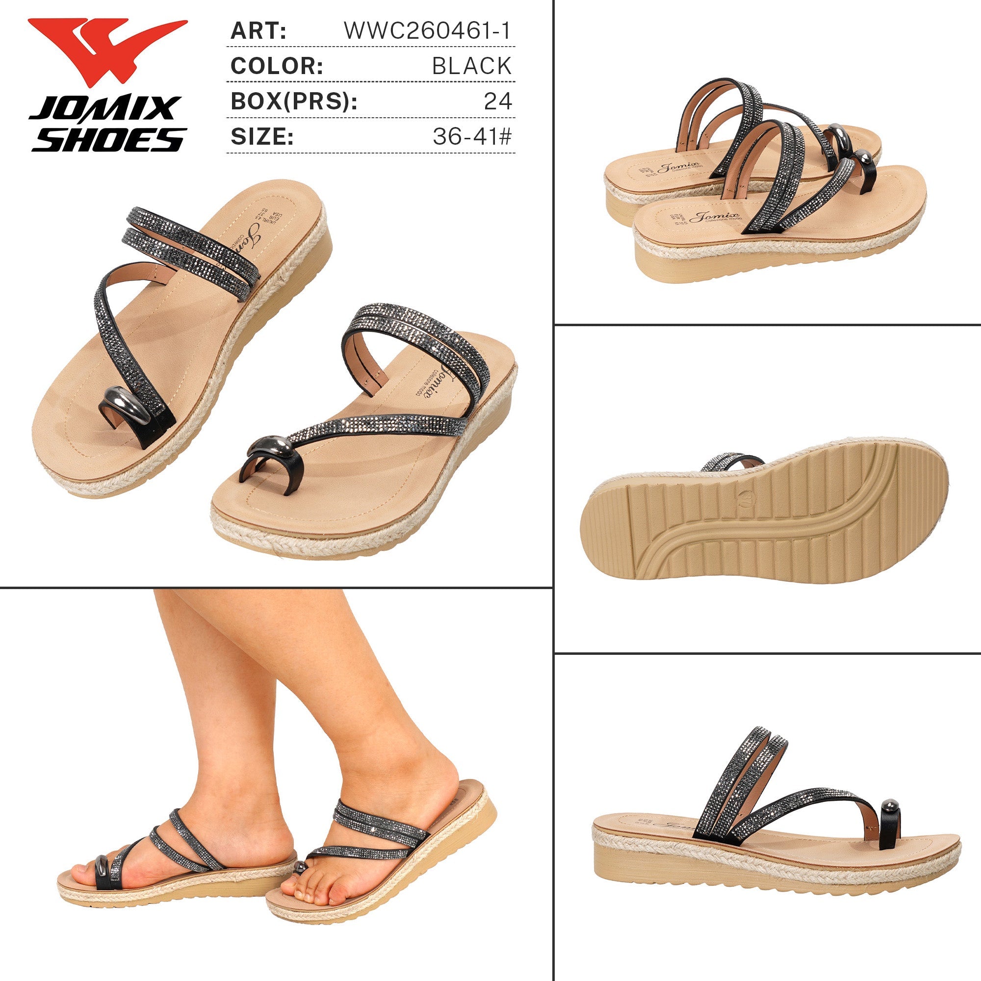 Ciabatte da Donna WWC260461 - 1 - Fornitura all'ingrosso di Ciabatte Donna da Jomix Shoes B2B