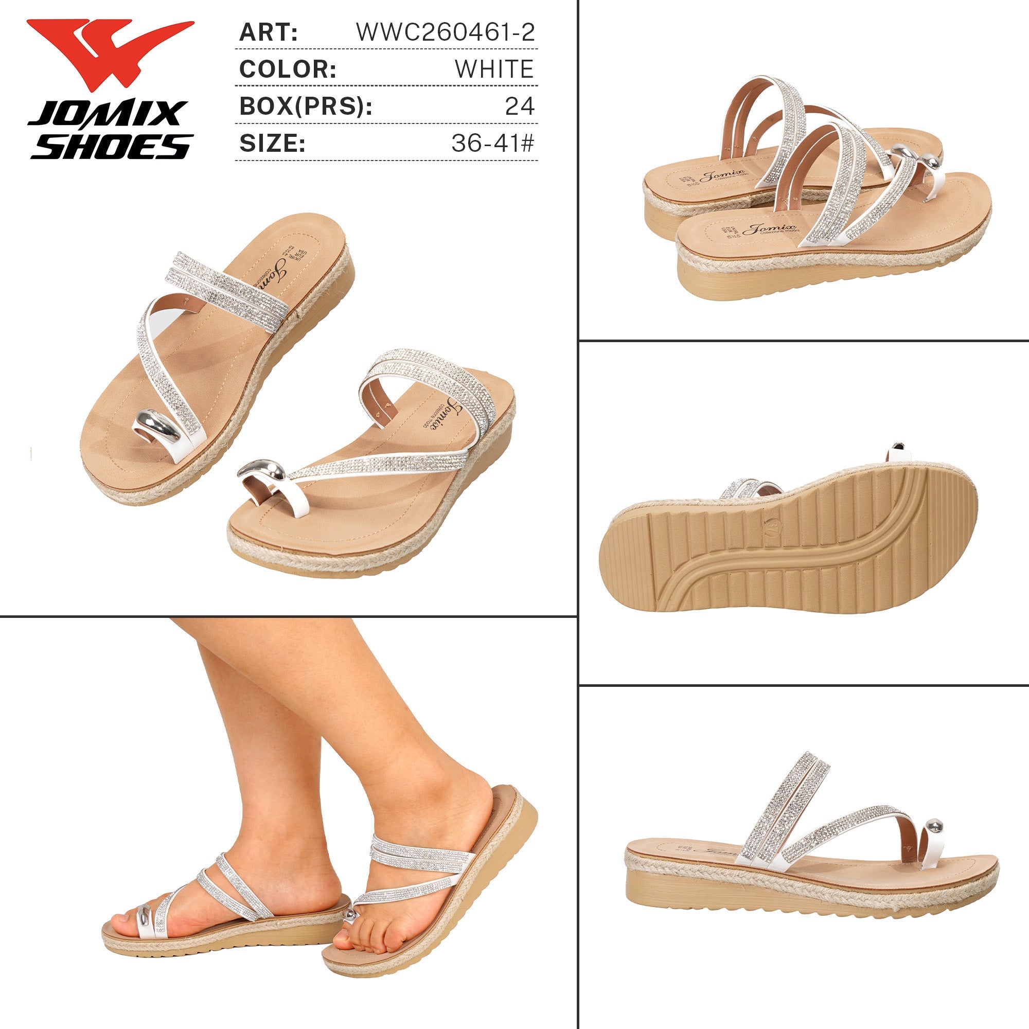 Ciabatte da Donna WWC260461 - 2 - Fornitura all'ingrosso di Ciabatte Donna da Jomix Shoes B2B