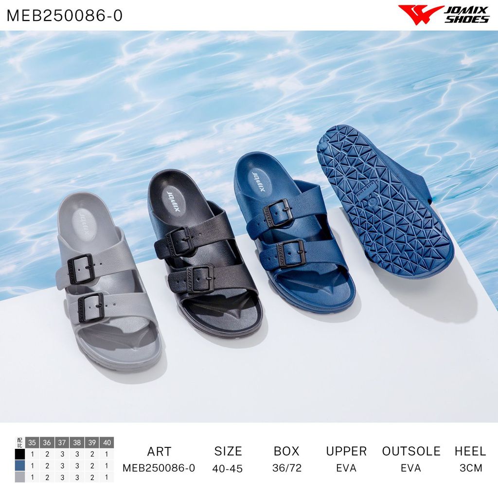Ciabatte da uomo aperto MEB250086 - 0 - Fornitura all'ingrosso di Ciabatte Uomo da Jomix Shoes B2B