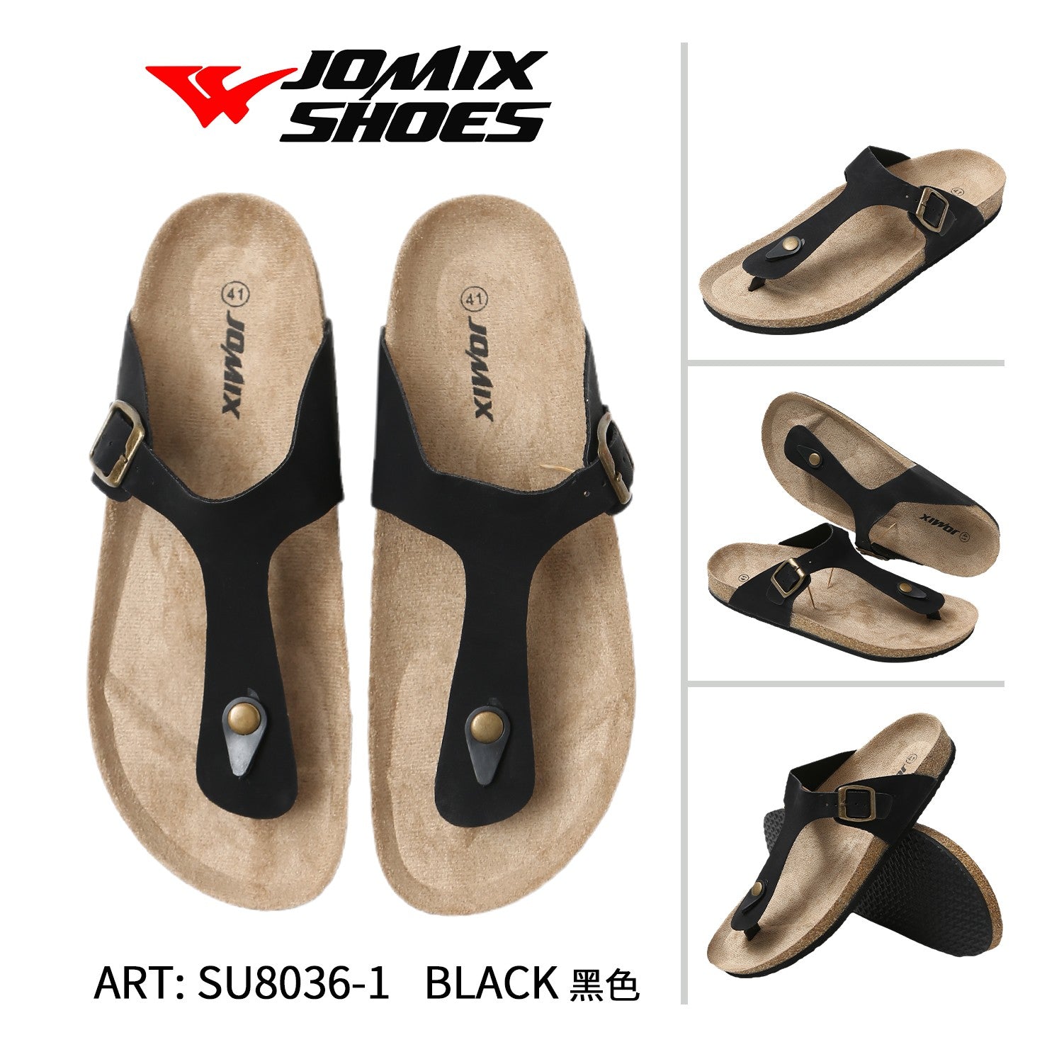 Ciabatte da uomo Jomix Shoes SU8036 - 1 - Fornitura all'ingrosso di Sandali Uomo da Jomix Shoes B2B