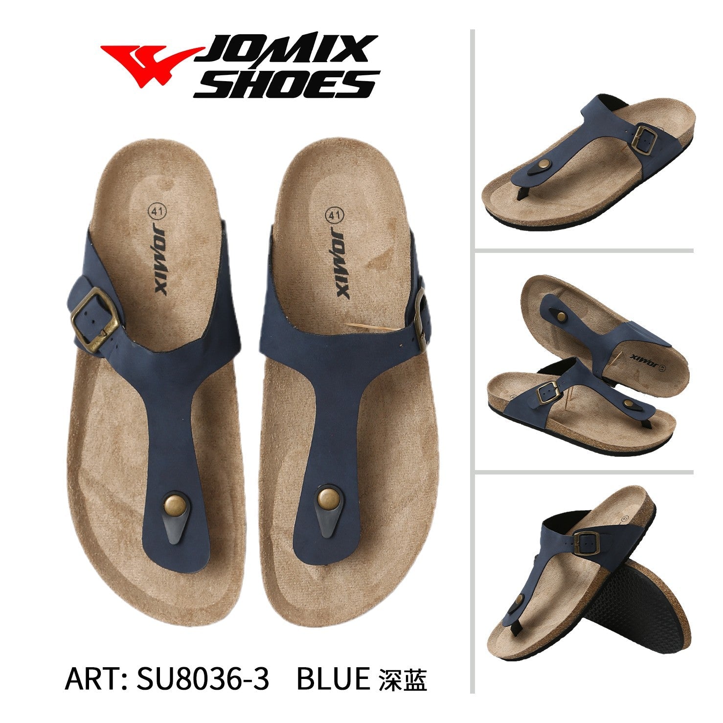 Ciabatte da uomo Jomix Shoes SU8036 - 3 - Fornitura all'ingrosso di Sandali Uomo da Jomix Shoes B2B
