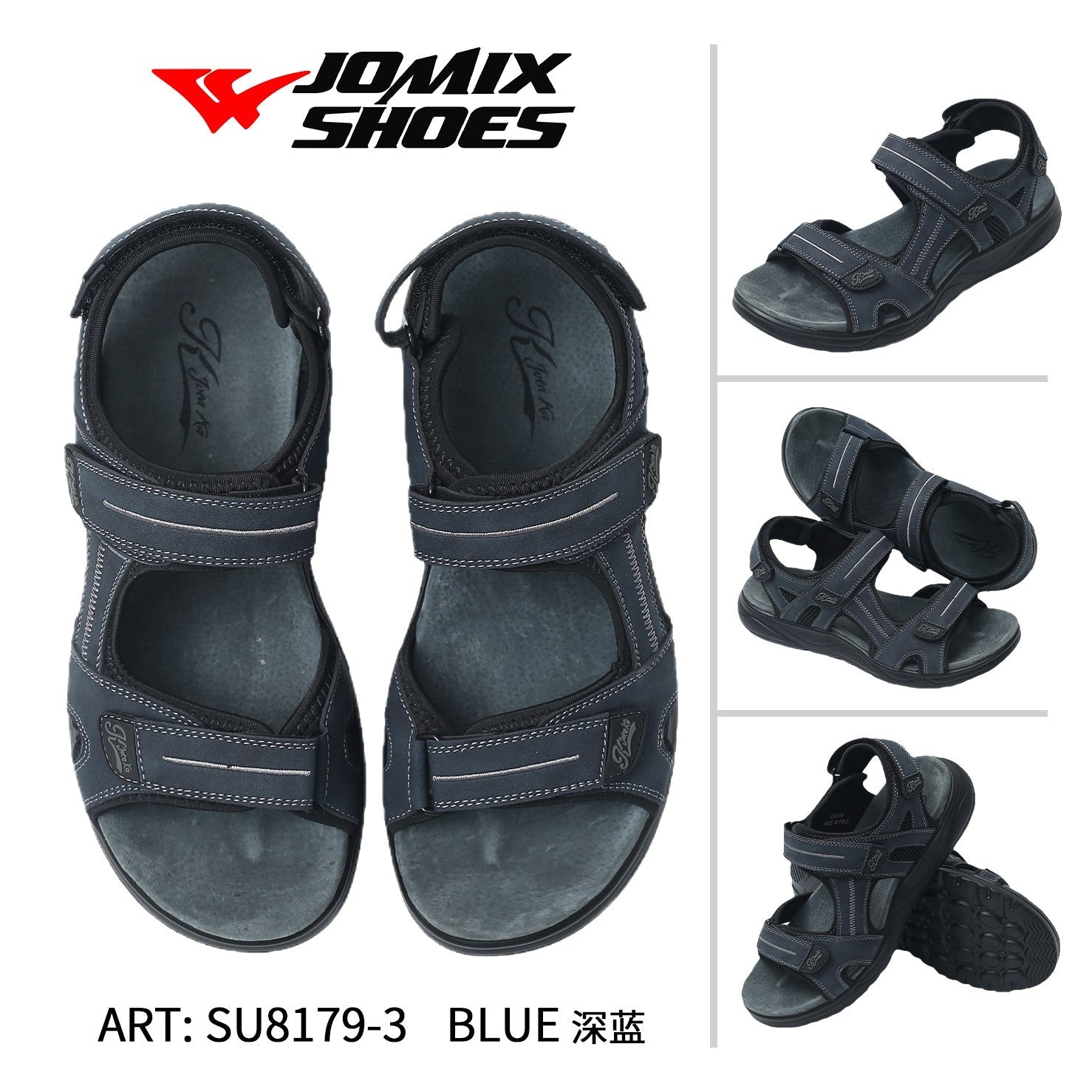 Ciabatte da uomo Jomix Shoes SU8179 - 3 - Fornitura all'ingrosso di Sandali Uomo da Jomix Shoes B2B