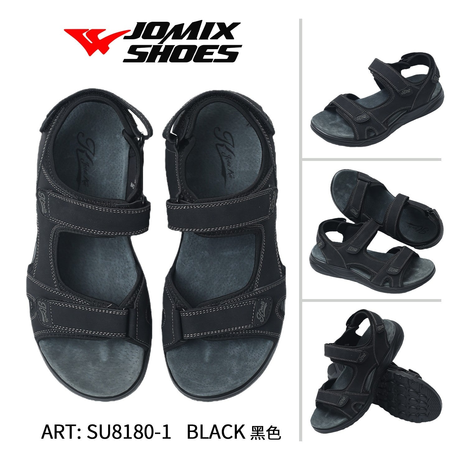 Ciabatte da uomo Jomix Shoes SU8180 - 1 - Fornitura all'ingrosso di Sandali Uomo da Jomix Shoes B2B