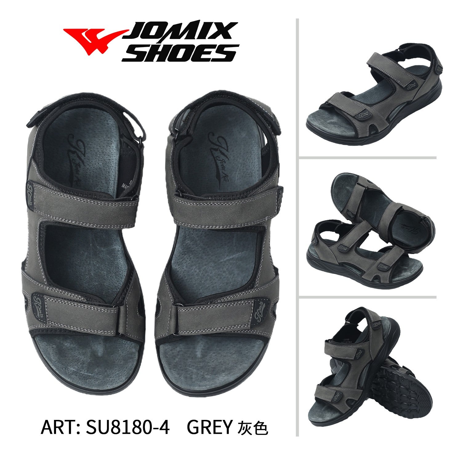 Ciabatte da uomo Jomix Shoes SU8180 - 4 - Fornitura all'ingrosso di Sandali Uomo da Jomix Shoes B2B