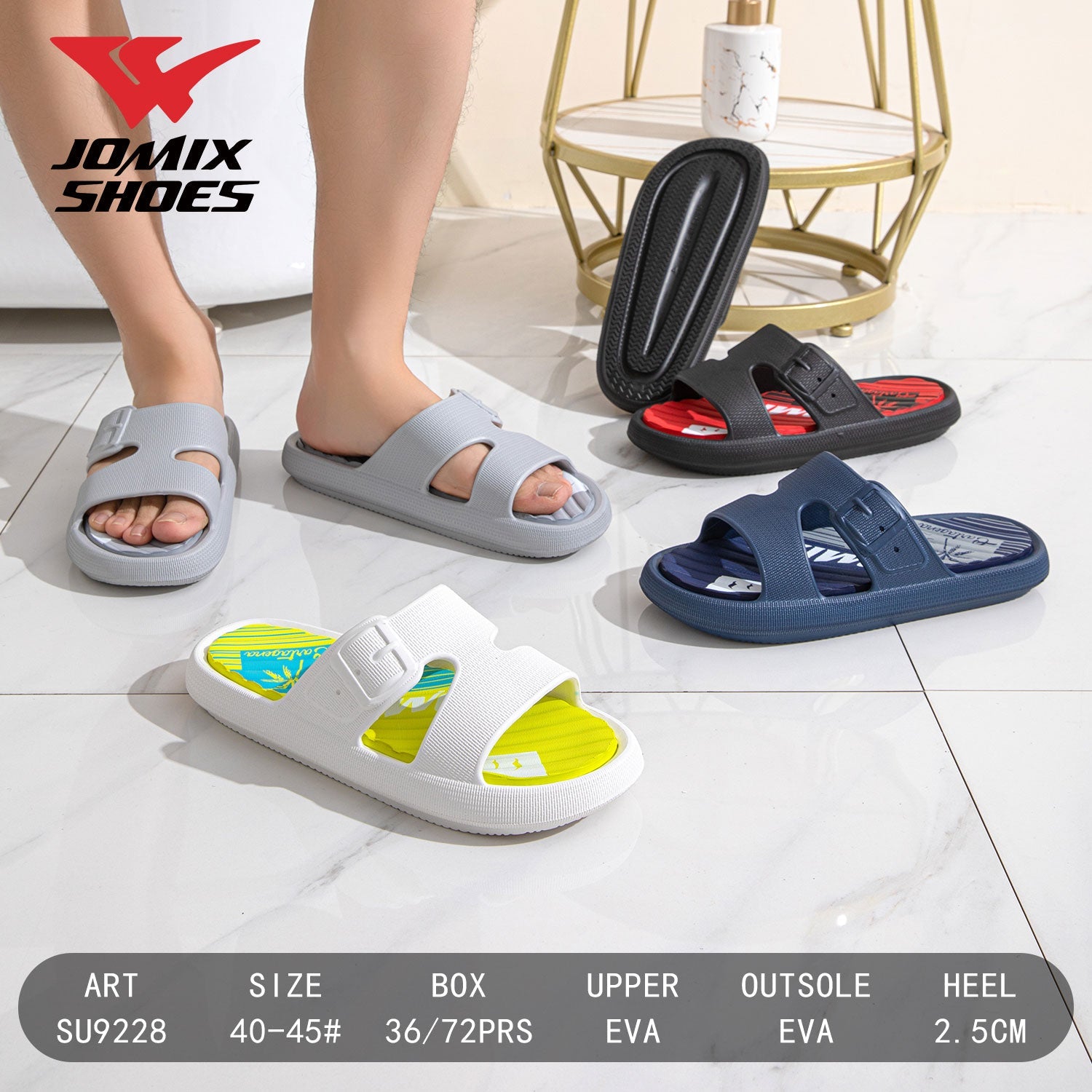 Ciabatte Da Uomo Jomix Shoes SU9228 - Fornitura all'ingrosso di Ciabatte Uomo da Jomix Shoes B2B