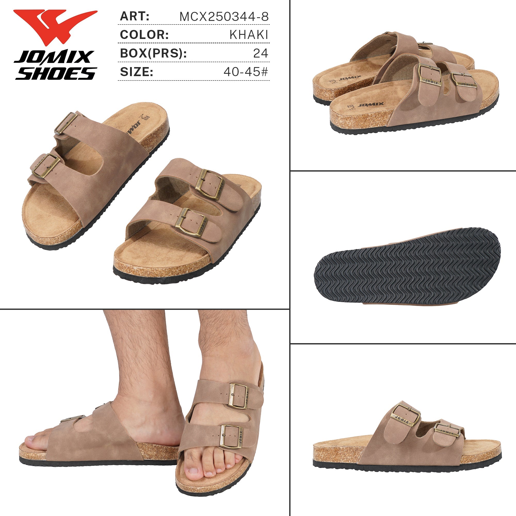 Ciabatte da Uomo MCX250344 - 8 - Fornitura all'ingrosso di Ciabatte Uomo da Jomix Shoes B2B