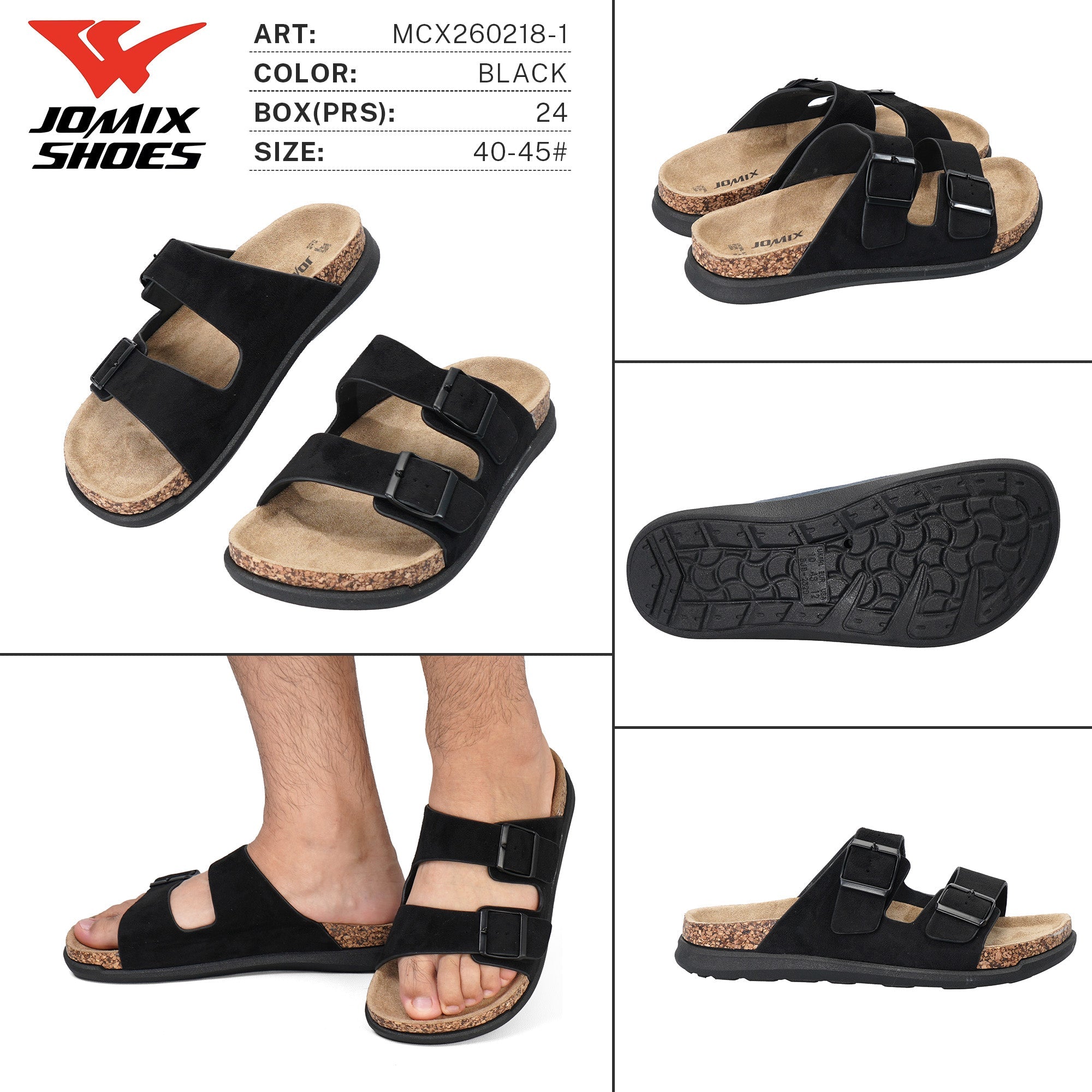 Ciabatte da Uomo MCX260218 - 1 - Fornitura all'ingrosso di Ciabatte Uomo da Jomix Shoes B2B