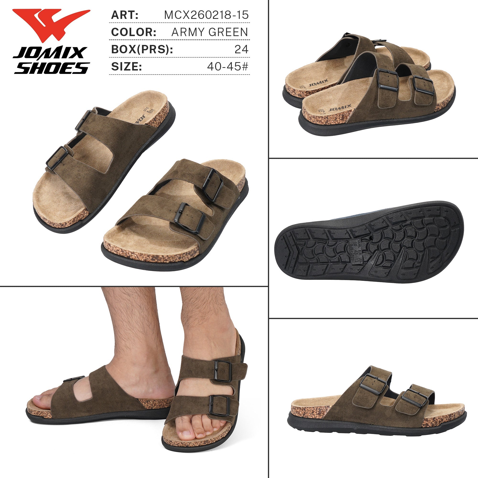 Ciabatte da Uomo MCX260218 - 15 - Fornitura all'ingrosso di Ciabatte Uomo da Jomix Shoes B2B