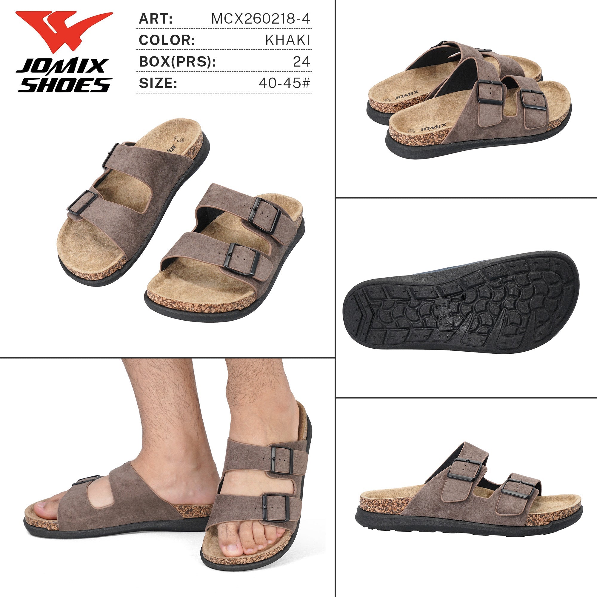 Ciabatte da Uomo MCX260218 - 4 - Fornitura all'ingrosso di Ciabatte Uomo da Jomix Shoes B2B