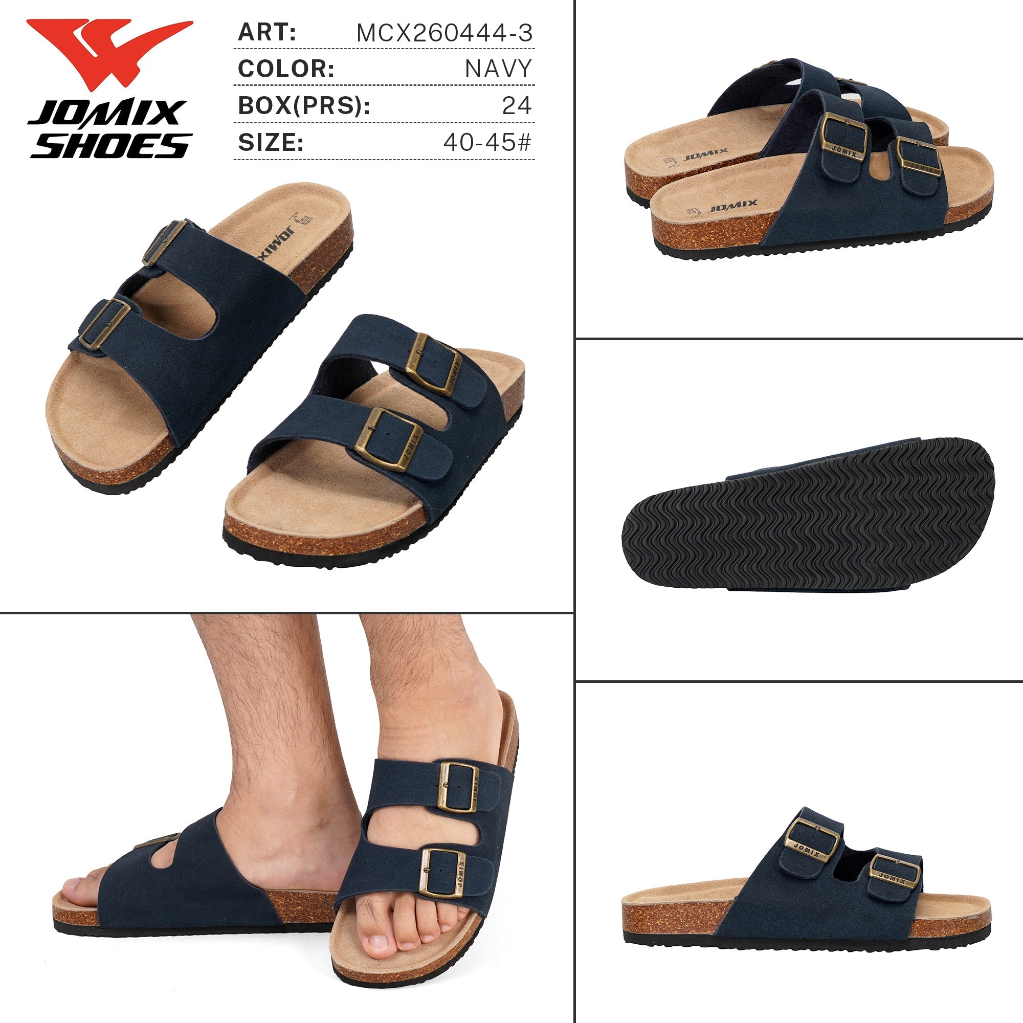 Ciabatte da Uomo MCX260444 - 3 - Fornitura all'ingrosso di Ciabatte Uomo da Jomix Shoes B2B