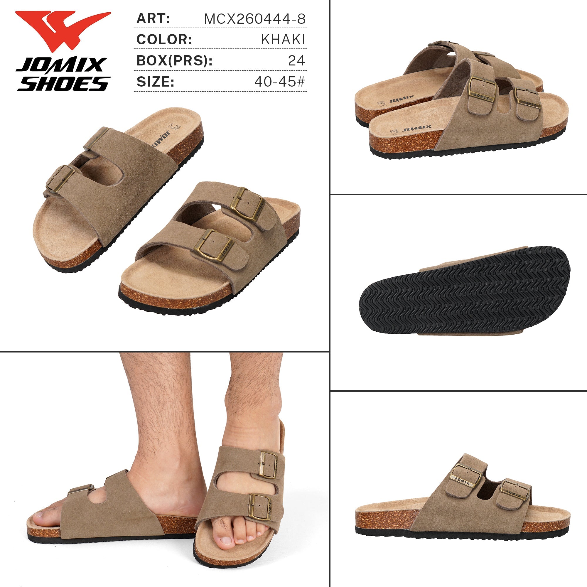 Ciabatte da Uomo MCX260444 - 8 - Fornitura all'ingrosso di Ciabatte Uomo da Jomix Shoes B2B