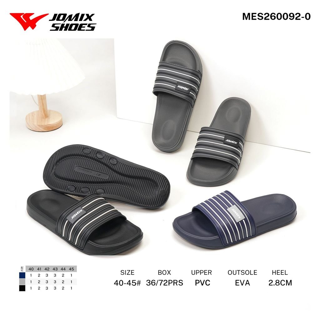 Ciabatte da Uomo MES260092 - 0 - Fornitura all'ingrosso di Ciabatte Uomo da Jomix Shoes B2B