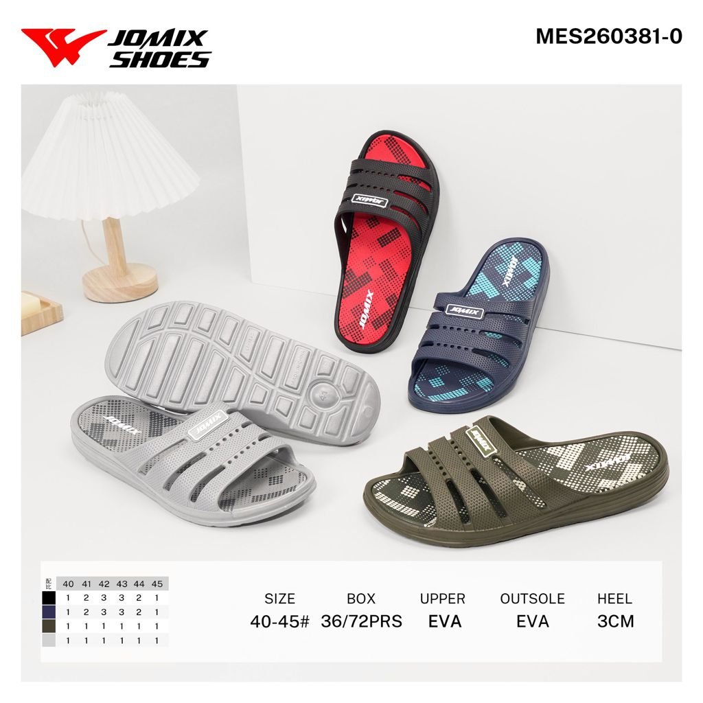 Ciabatte da Uomo MES260381 - 0 - Fornitura all'ingrosso di Ciabatte Uomo da Jomix Shoes B2B