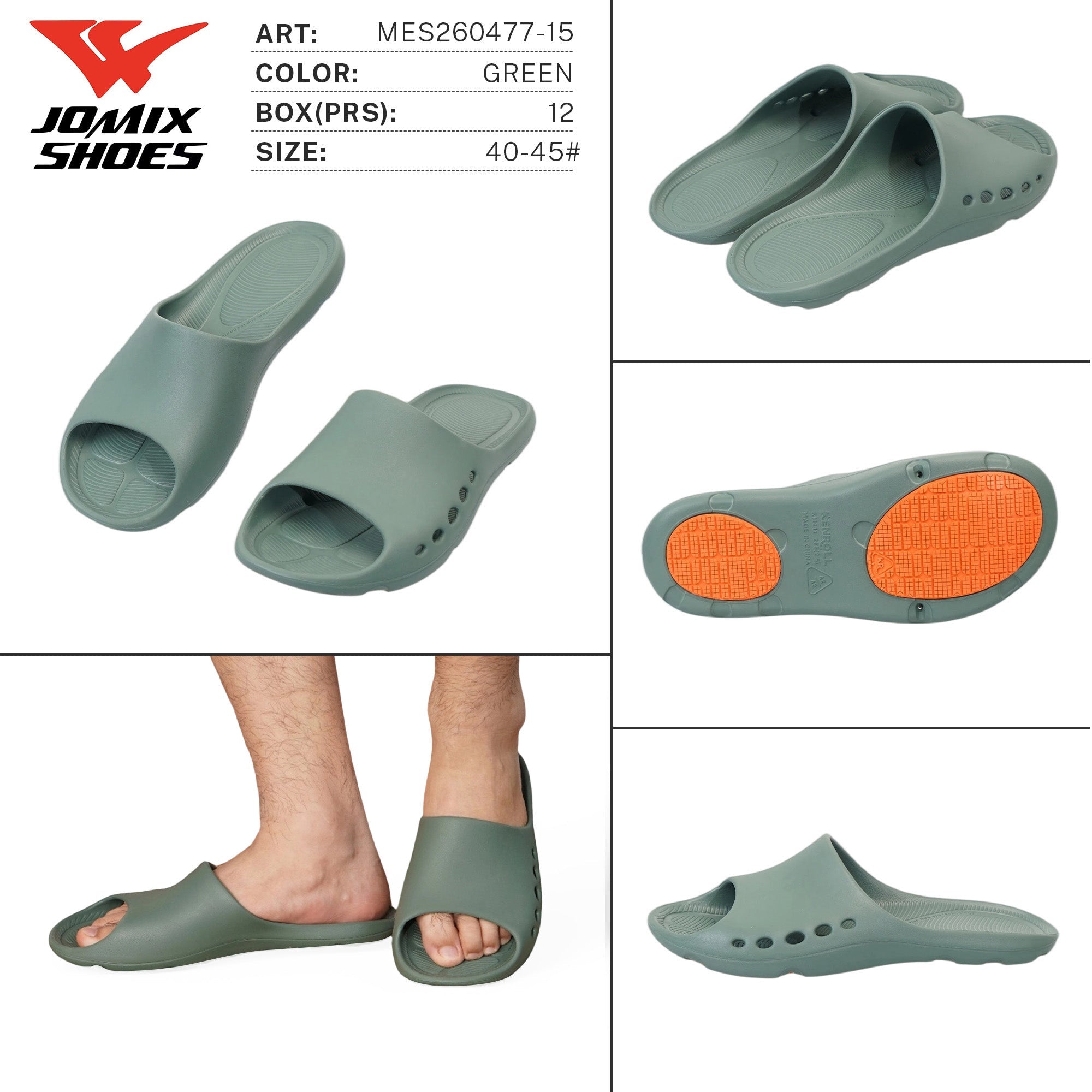 Ciabatte da Uomo MES260477-15 - Fornitura all'ingrosso di Ciabatte Uomo da Jomix Shoes B2B