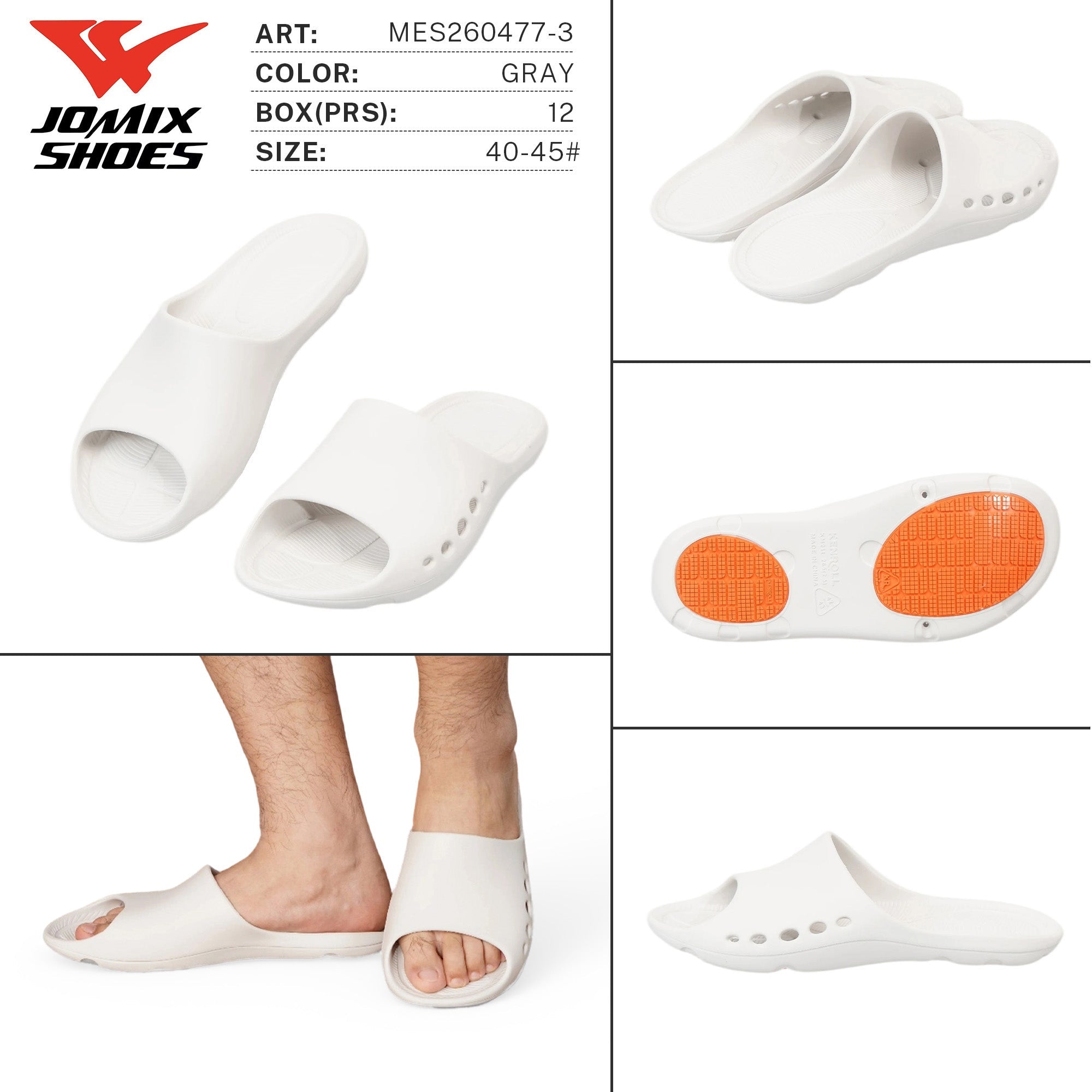 Ciabatte da Uomo MES260477-3 - Fornitura all'ingrosso di Ciabatte Uomo da Jomix Shoes B2B