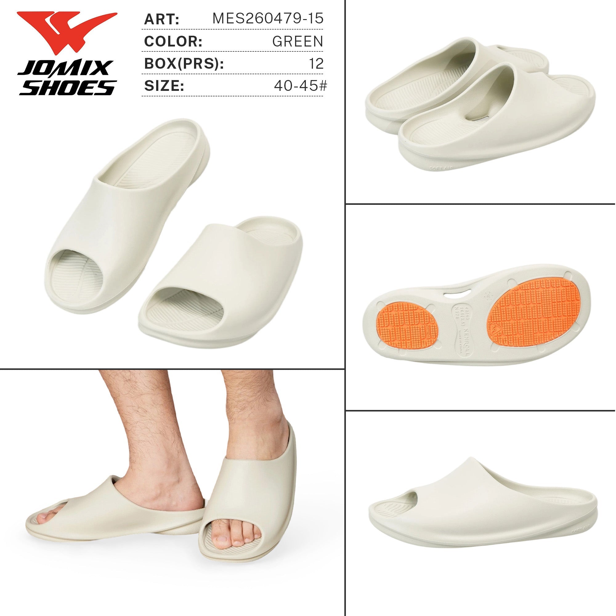 Ciabatte da Uomo MES260479-15 - Fornitura all'ingrosso di Ciabatte Uomo da Jomix Shoes B2B