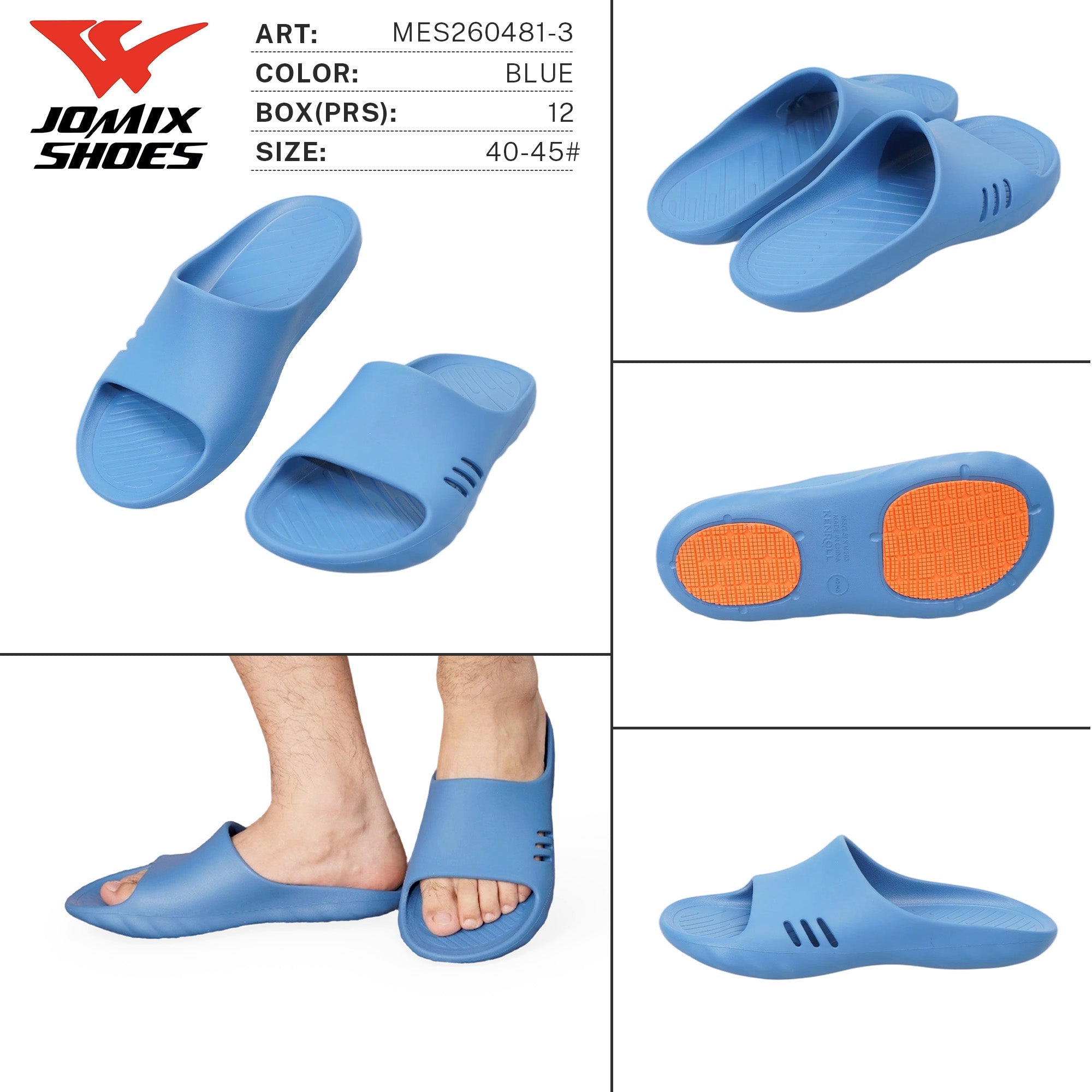 Ciabatte da Uomo MES260481-3 - Fornitura all'ingrosso di Ciabatte Uomo da Jomix Shoes B2B