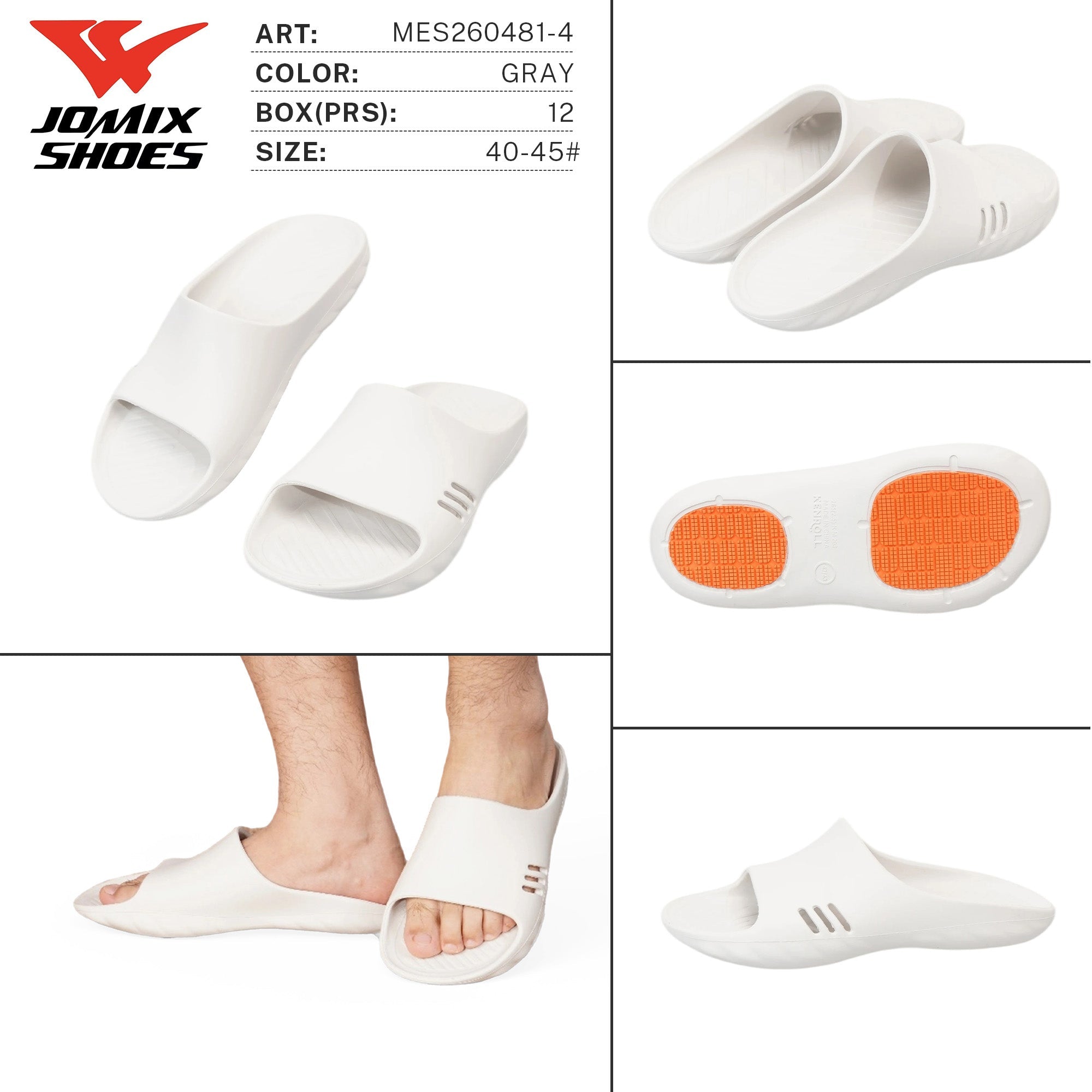Ciabatte da Uomo MES260481-4 - Fornitura all'ingrosso di Ciabatte Uomo da Jomix Shoes B2B