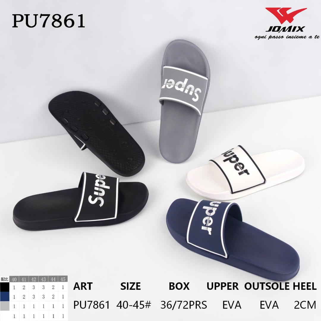 Ciabatte da Uomo PU7861 - Fornitura all'ingrosso di Ciabatte Uomo da Jomix Shoes B2B