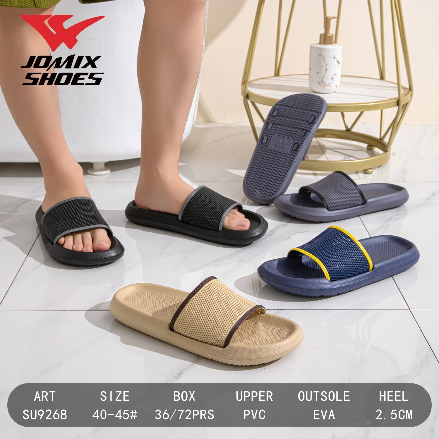 Ciabatte Da Uomo Jomix Shoes Su9268 - Fornitura all'ingrosso di Ciabatte Uomo da Jomix Shoes B2B