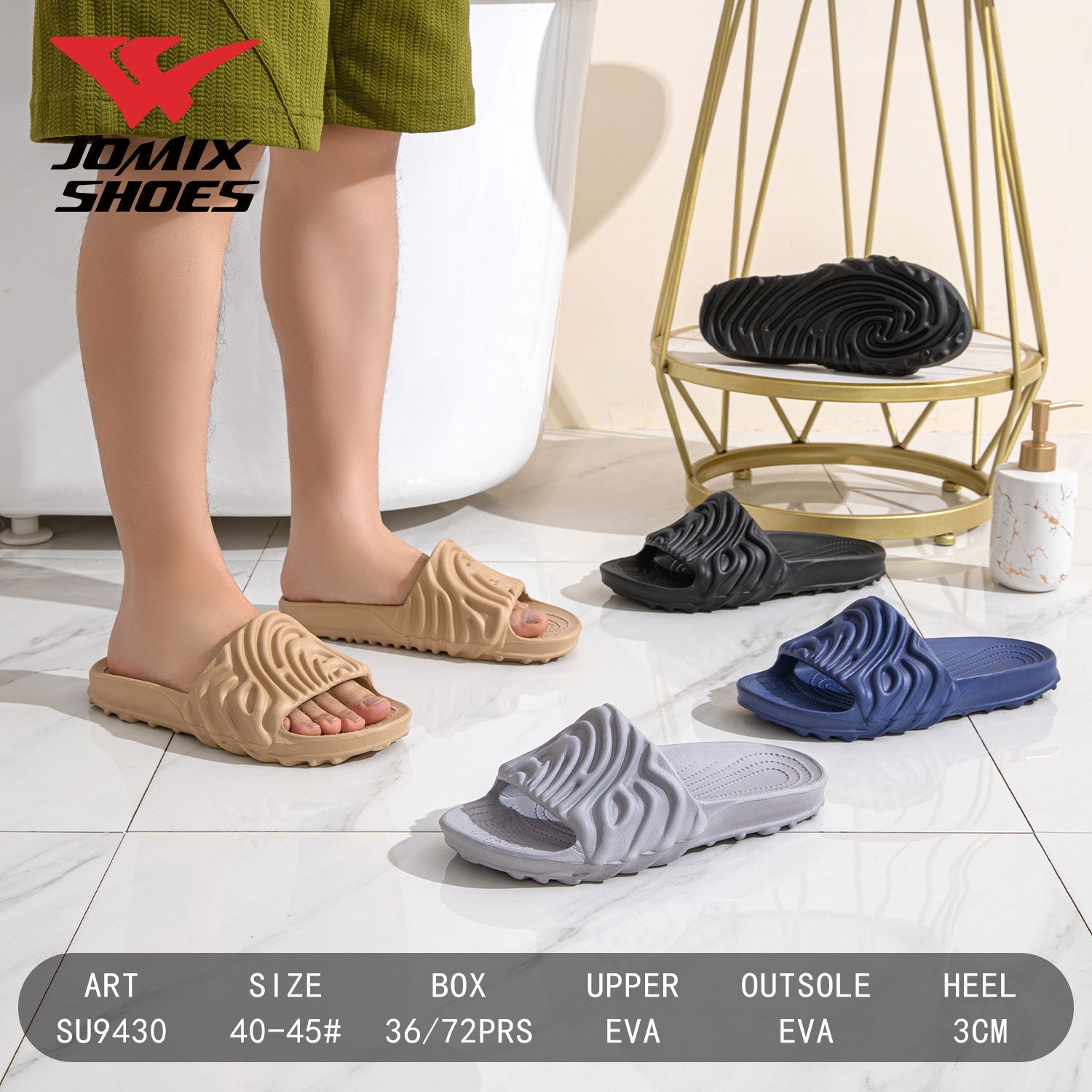 Ciabatte Da Uomo Jomix Shoes Su9430 - Fornitura all'ingrosso di Ciabatte Uomo da Jomix Shoes B2B