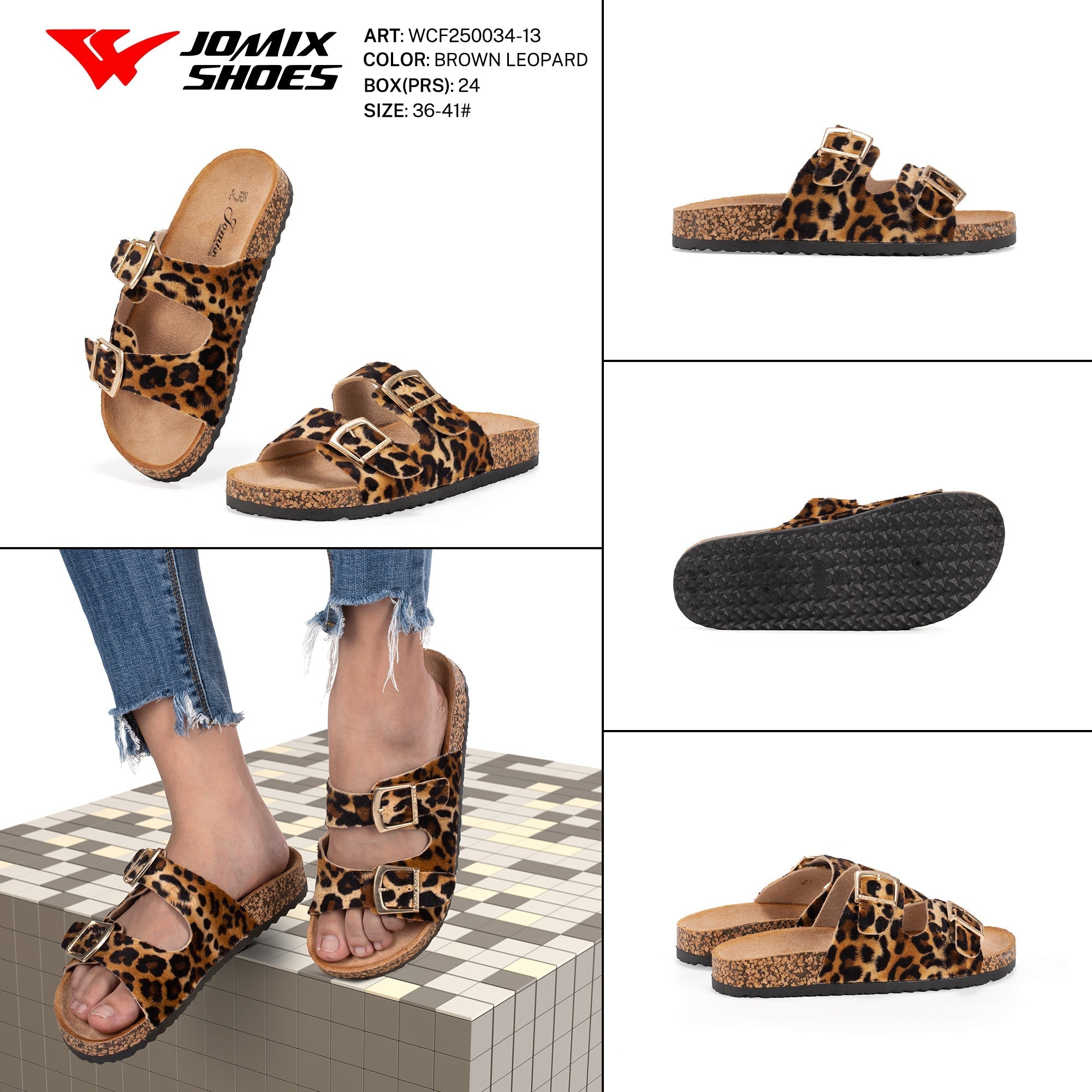 Ciabatte Donna Aperte Wcf250034 - 13 - Fornitura all'ingrosso di Sandali Donna da Jomix Shoes B2B