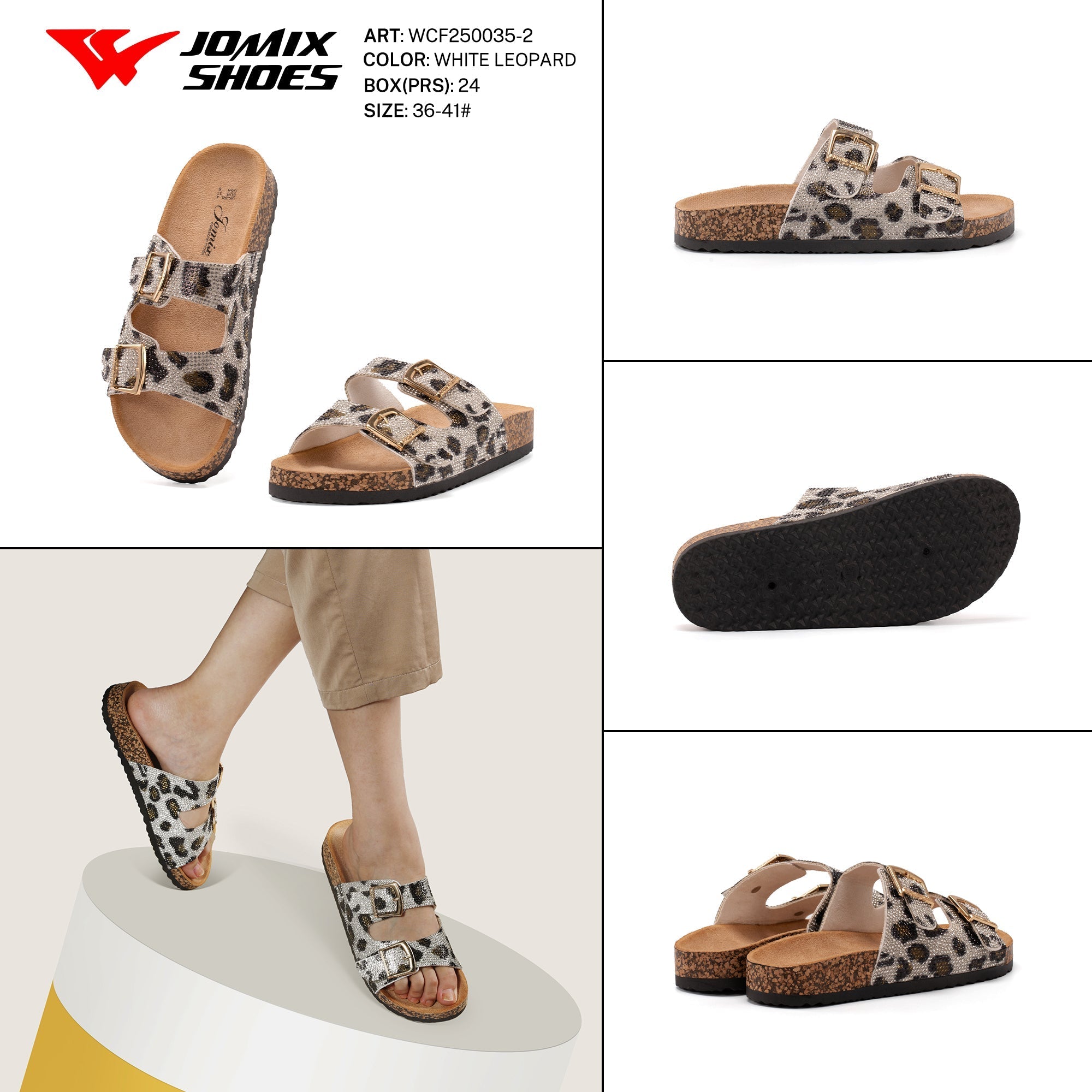 Ciabatte Donna Aperte Wcf250035 - 2 - Fornitura all'ingrosso di Sandali Donna da Jomix Shoes B2B