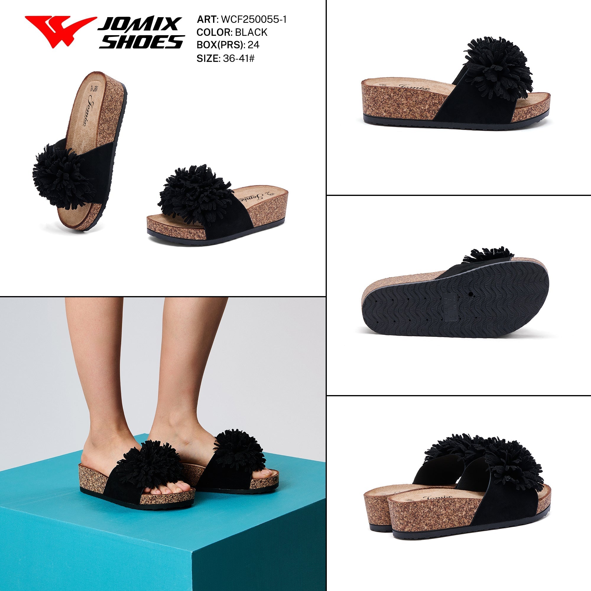 Ciabatte Donna Aperte Wcf250055 - 1 - Fornitura all'ingrosso di Sandali Donna da Jomix Shoes B2B