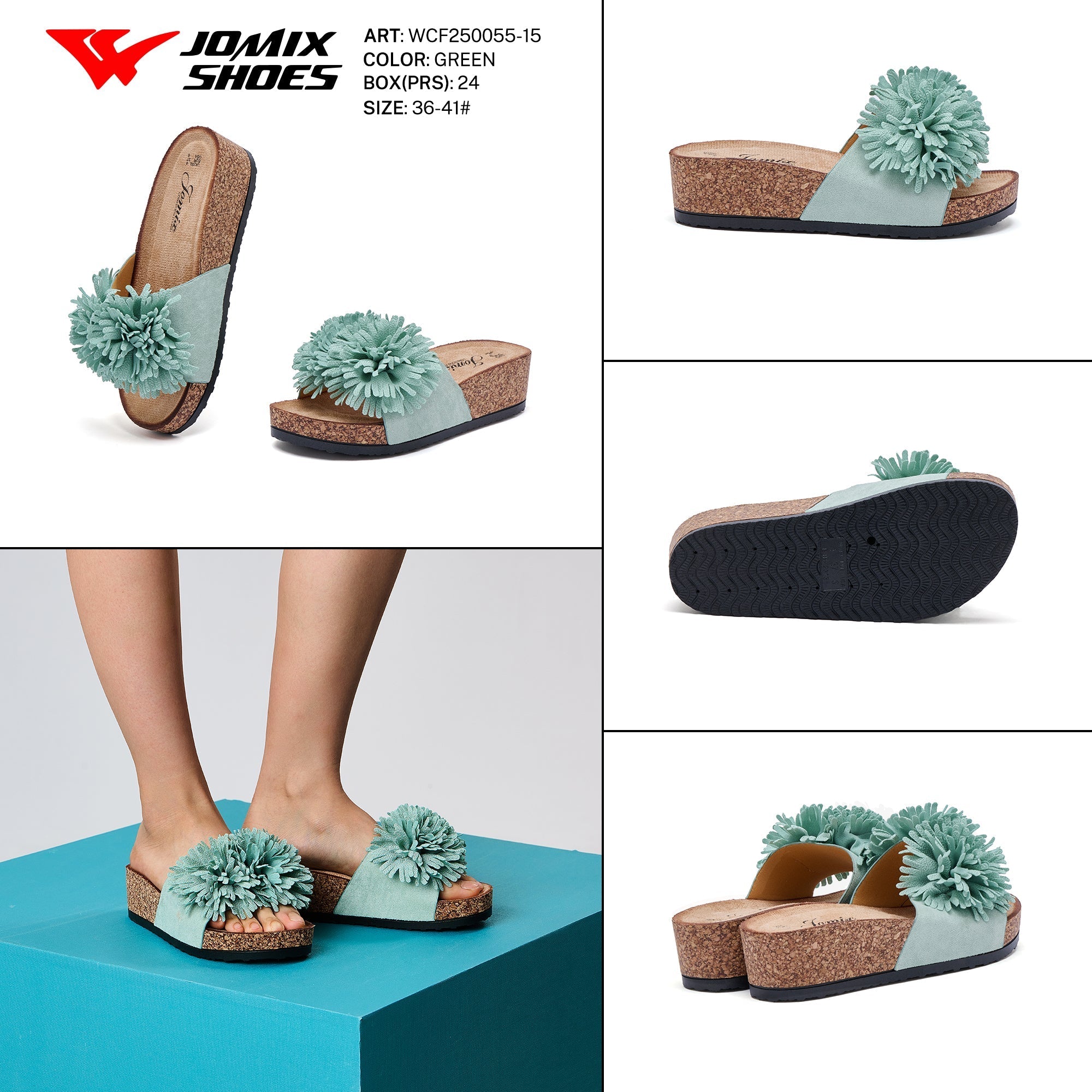 Ciabatte Donna Aperte Wcf250055 - 15 - Fornitura all'ingrosso di Sandali Donna da Jomix Shoes B2B