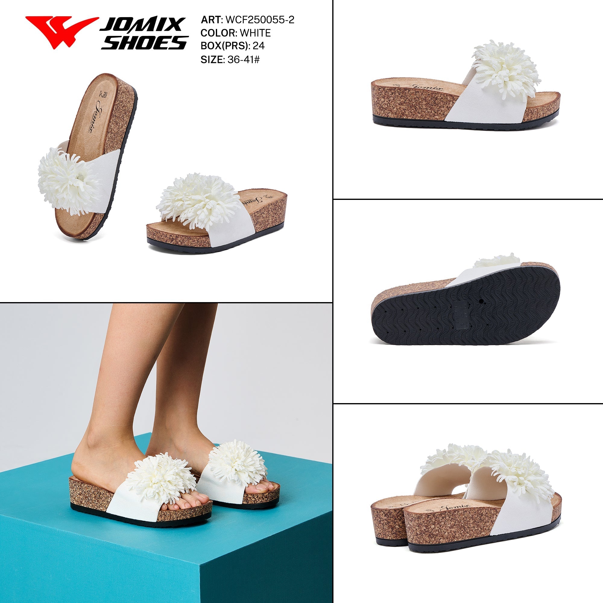 Ciabatte Donna Aperte Wcf250055 - 2 - Fornitura all'ingrosso di Sandali Donna da Jomix Shoes B2B