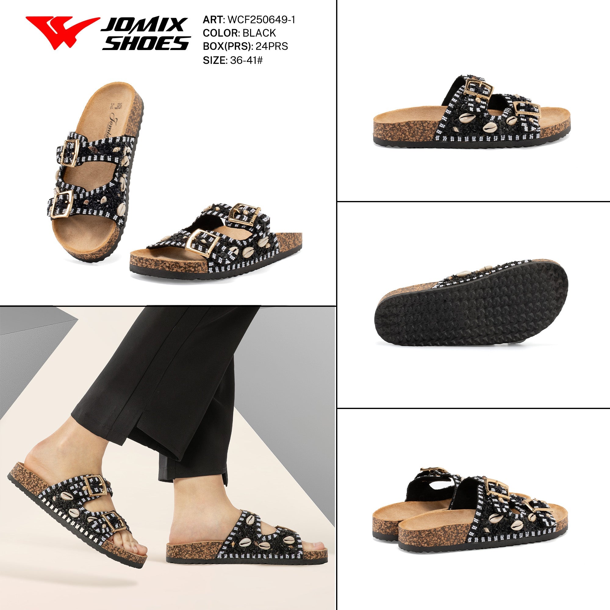 Ciabatte Donna Aperte Wcf250649 - 1 - Fornitura all&#39;ingrosso di Sandali Donna da Jomix Shoes B2B