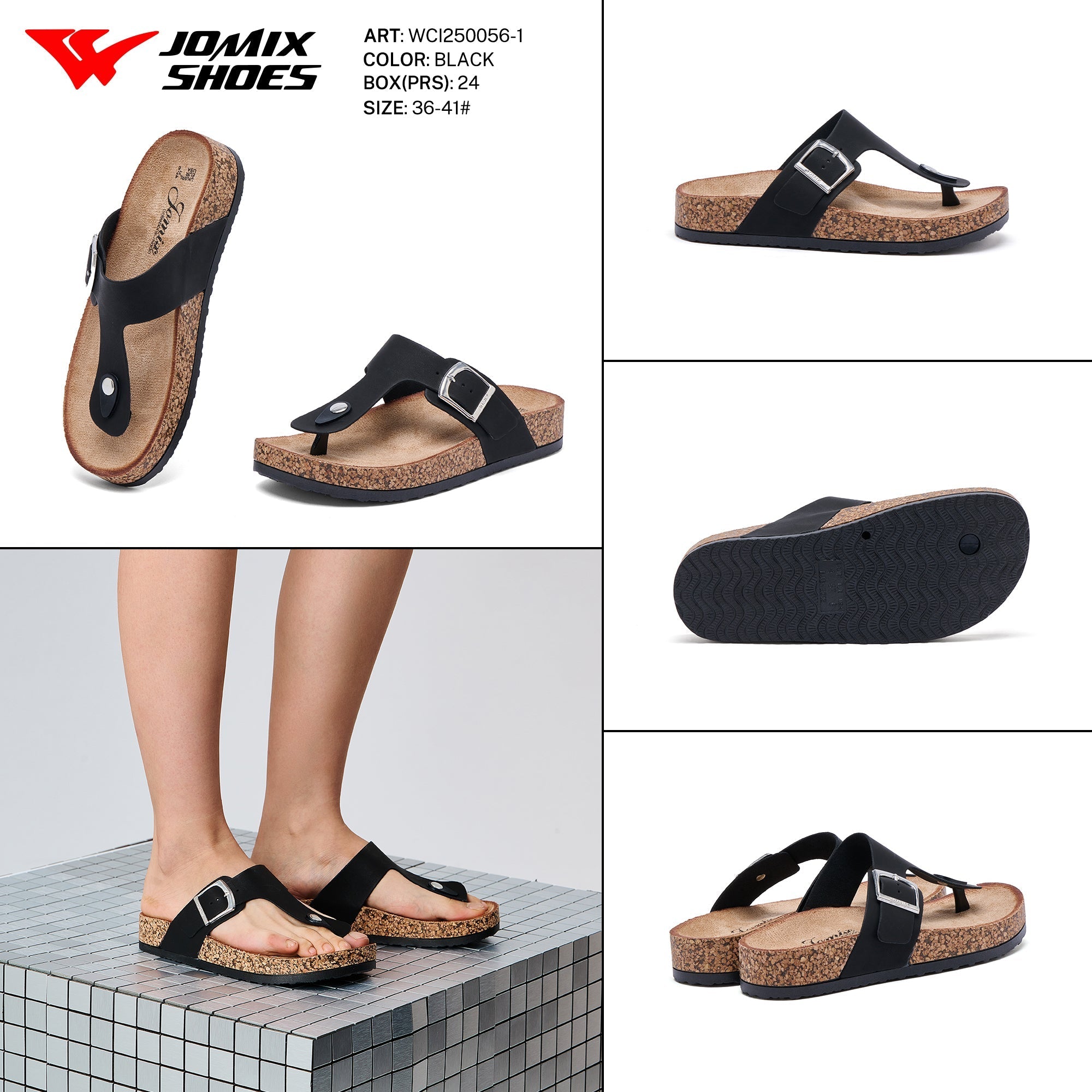 Ciabatte Donna Aperte Wci250056 - 1 - Fornitura all'ingrosso di Sandali Donna da Jomix Shoes B2B