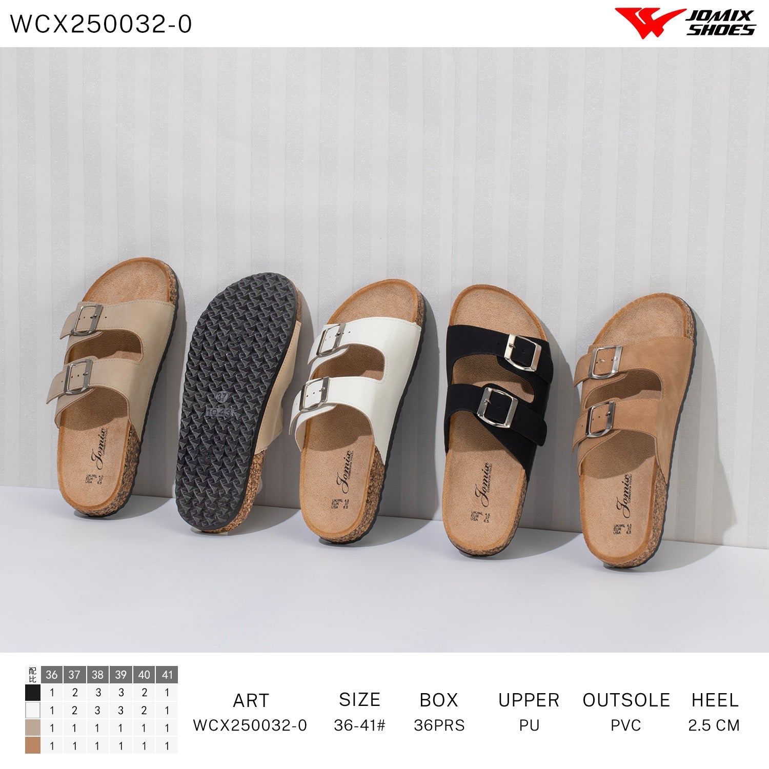 Ciabatte Donna Aperte Wcx250032 - 0 - Fornitura all'ingrosso di Ciabatte Donna da Jomix Shoes B2B