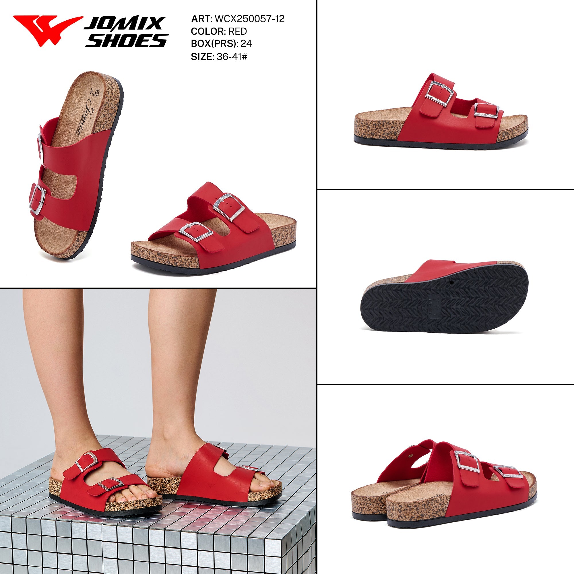 Ciabatte Donna Aperte Wcx250057 - 12 - Fornitura all'ingrosso di Sandali Donna da Jomix Shoes B2B