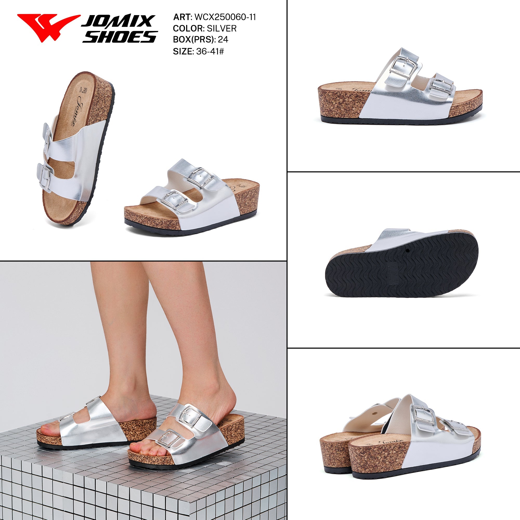 Ciabatte Donna Aperte Wcx250060 - 11 - Fornitura all'ingrosso di Sandali Donna da Jomix Shoes B2B