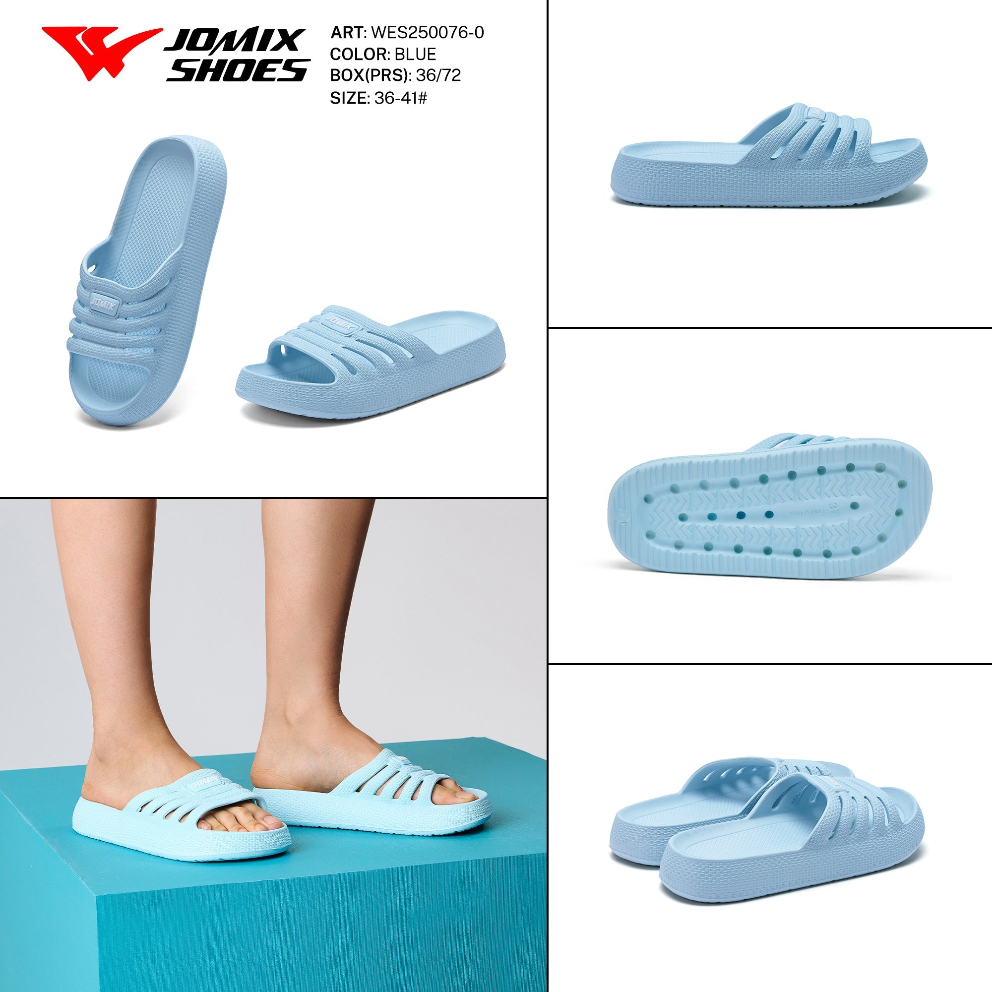Ciabatte Donna Mix Colore Wes250076 - 0 - Fornitura all&#39;ingrosso di Ciabatte Donna da Jomix Shoes B2B
