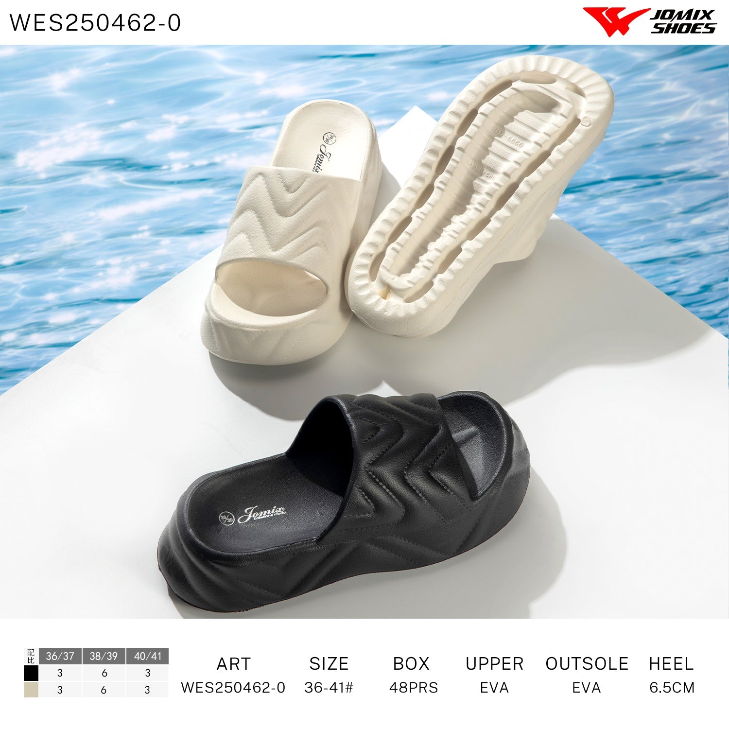 Ciabatte Donna Mix Colore Wes250462 - 0 - Fornitura all'ingrosso di Ciabatte Donna da Jomix Shoes B2B