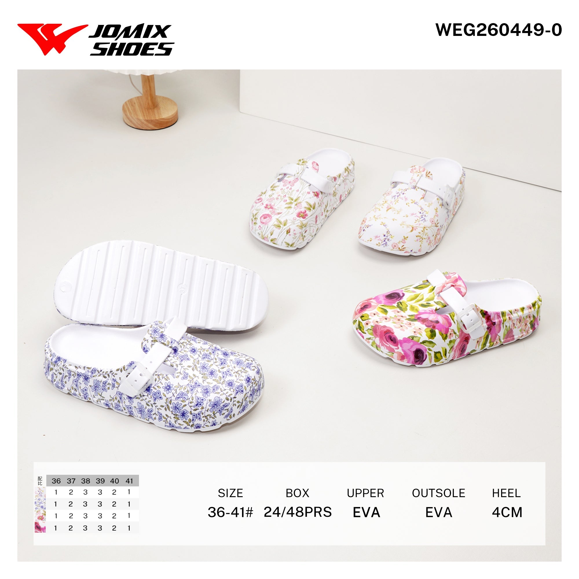 Ciabatte Eva da Donna WEG260449-0 - Fornitura all'ingrosso di Ciabatte Donna da Jomix Shoes B2B