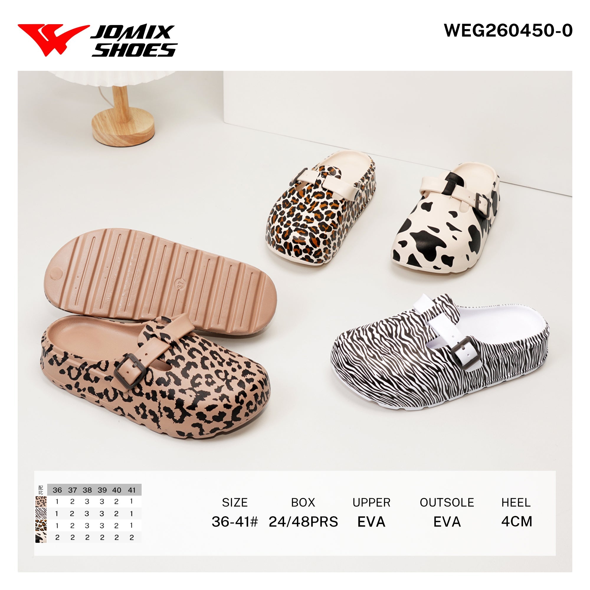 Ciabatte Eva da Donna WEG260450-0 - Fornitura all'ingrosso di Ciabatte Donna da Jomix Shoes B2B