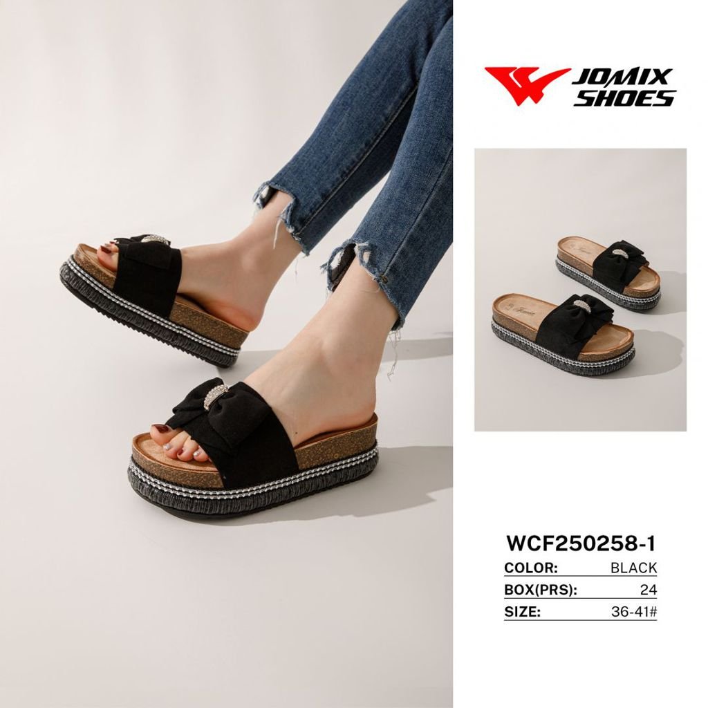 Ciabatte Tacco Alto Da Donna WCF250258 - 1 - Fornitura all'ingrosso di Ciabatte Donna da Jomix Shoes B2B