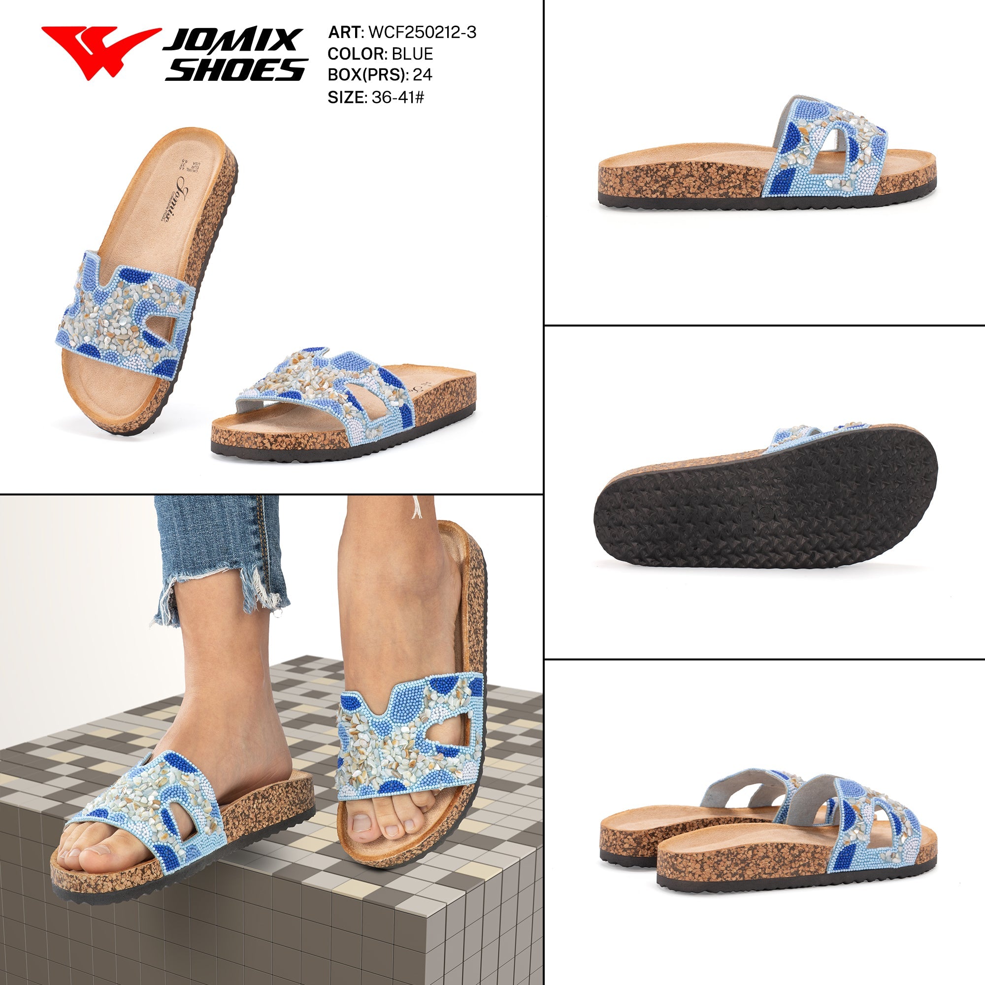 Sandali Tacco Alto Wcf250212 - 3 - Fornitura all'ingrosso di Sandali Donna da Jomix Shoes B2B