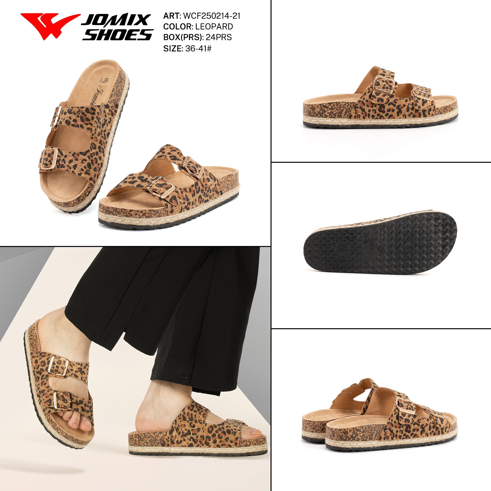 Ciabatte Tacco Alto Wcf250214 - 21 - Fornitura all'ingrosso di Sandali Donna da Jomix Shoes B2B