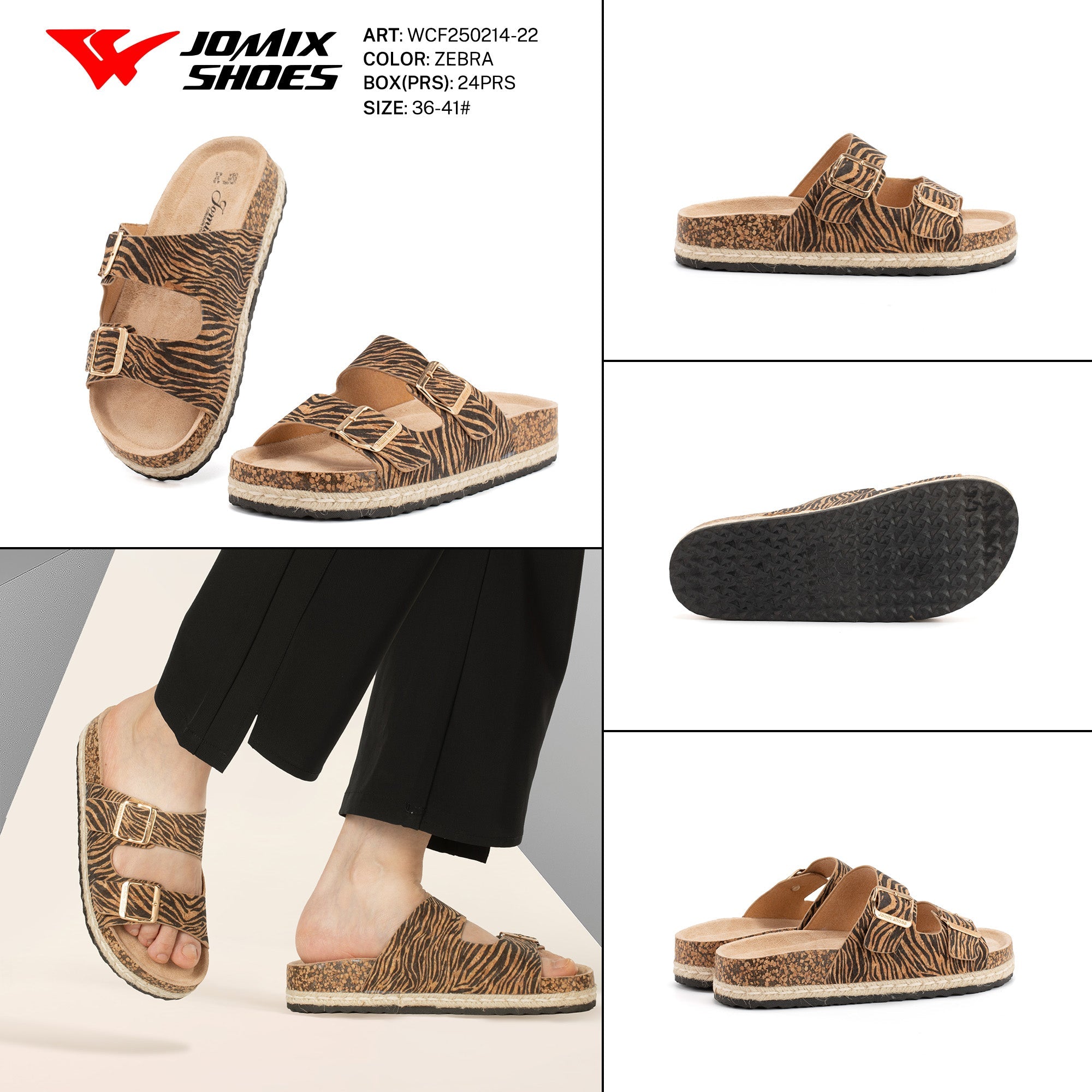 Ciabatte Tacco Alto Wcf250214 - 22 - Fornitura all'ingrosso di Sandali Donna da Jomix Shoes B2B